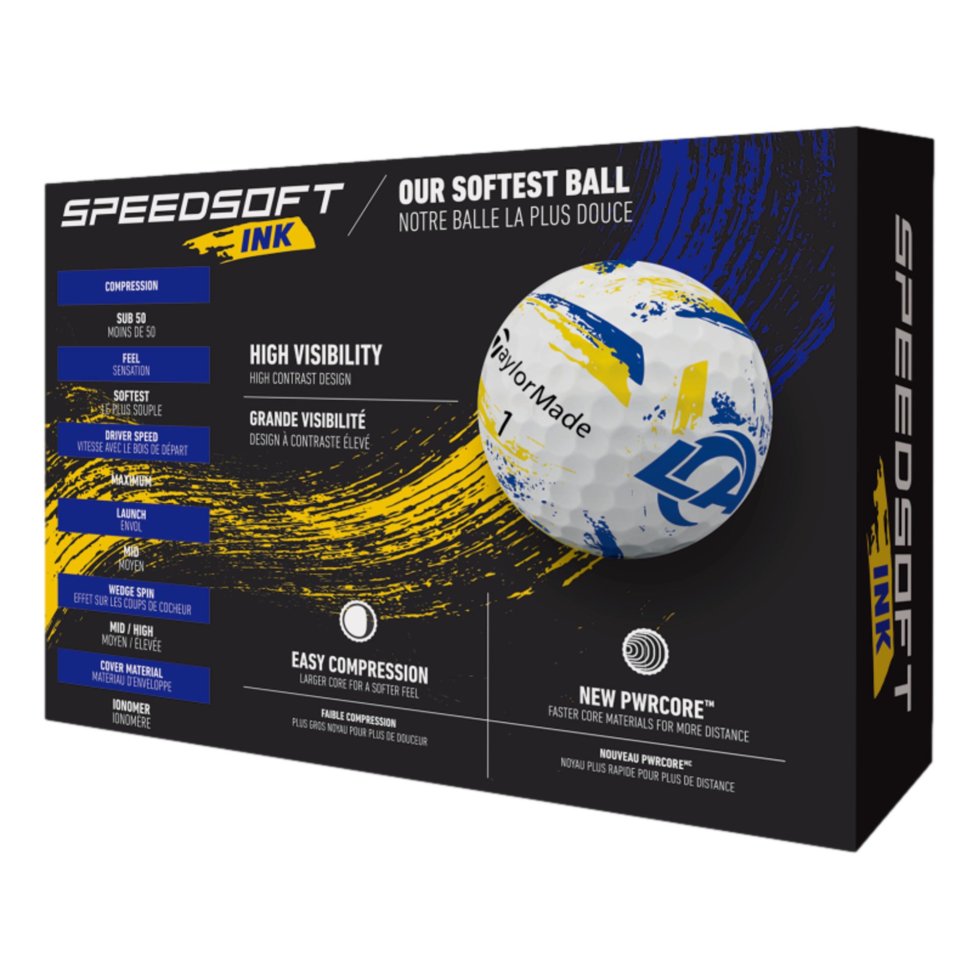 SpeedSoft INK NFL Rams Golf Balls