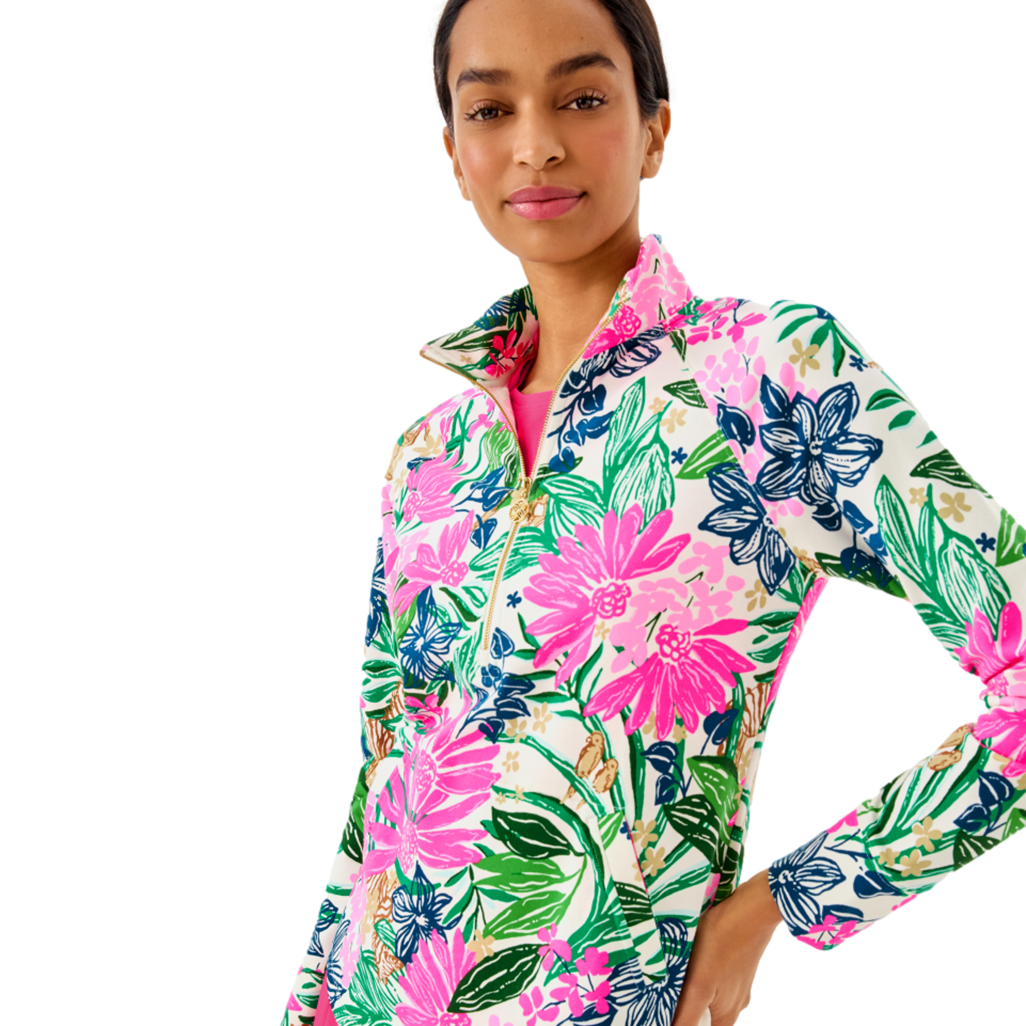 Skipper Popover Women's Golf Quarter Zip