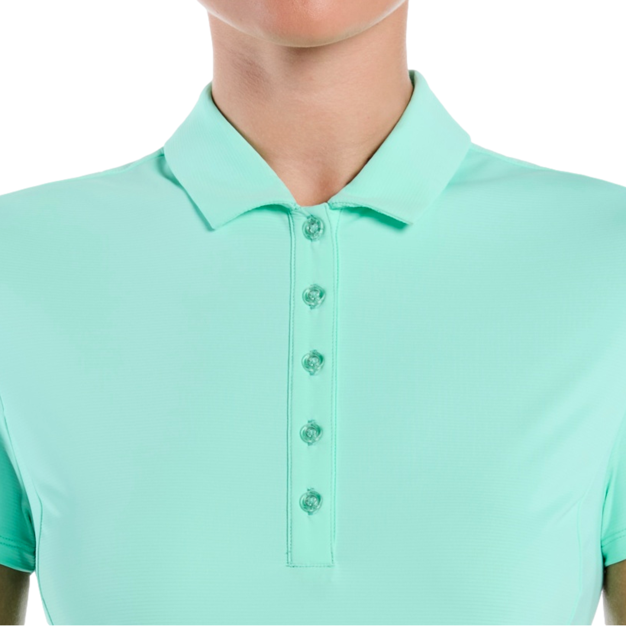 Cooling Texture Women's Short Sleeve Golf Polo Shirt
