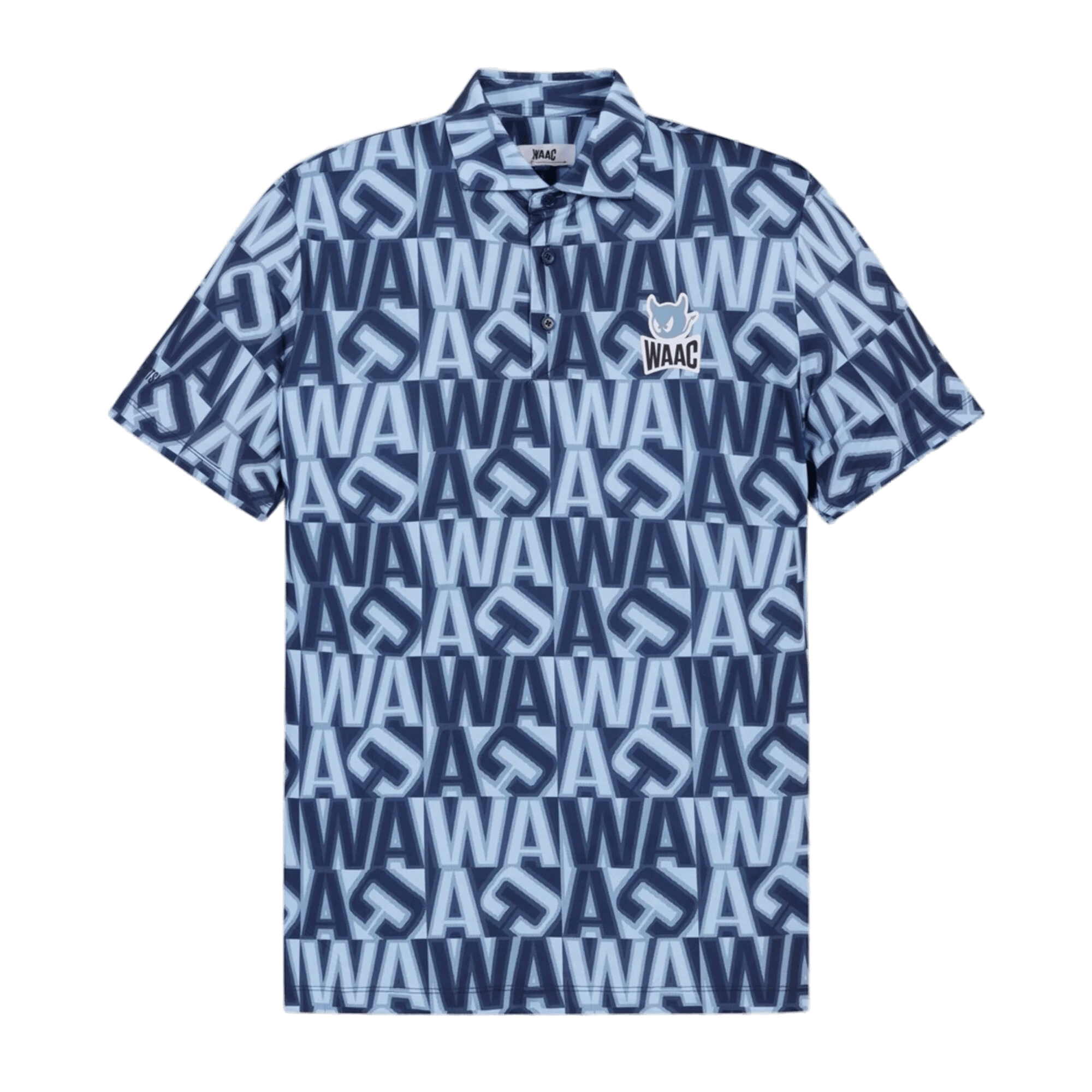 Squared WAAC Men's Short Sleeve Golf Polo Shirt