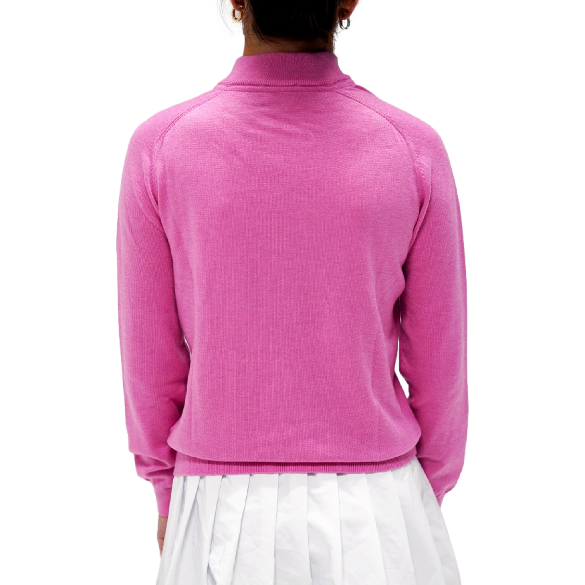 Women's Mock Neck Knit Golf Quarter Zip Sweater | PGA TOUR Superstore