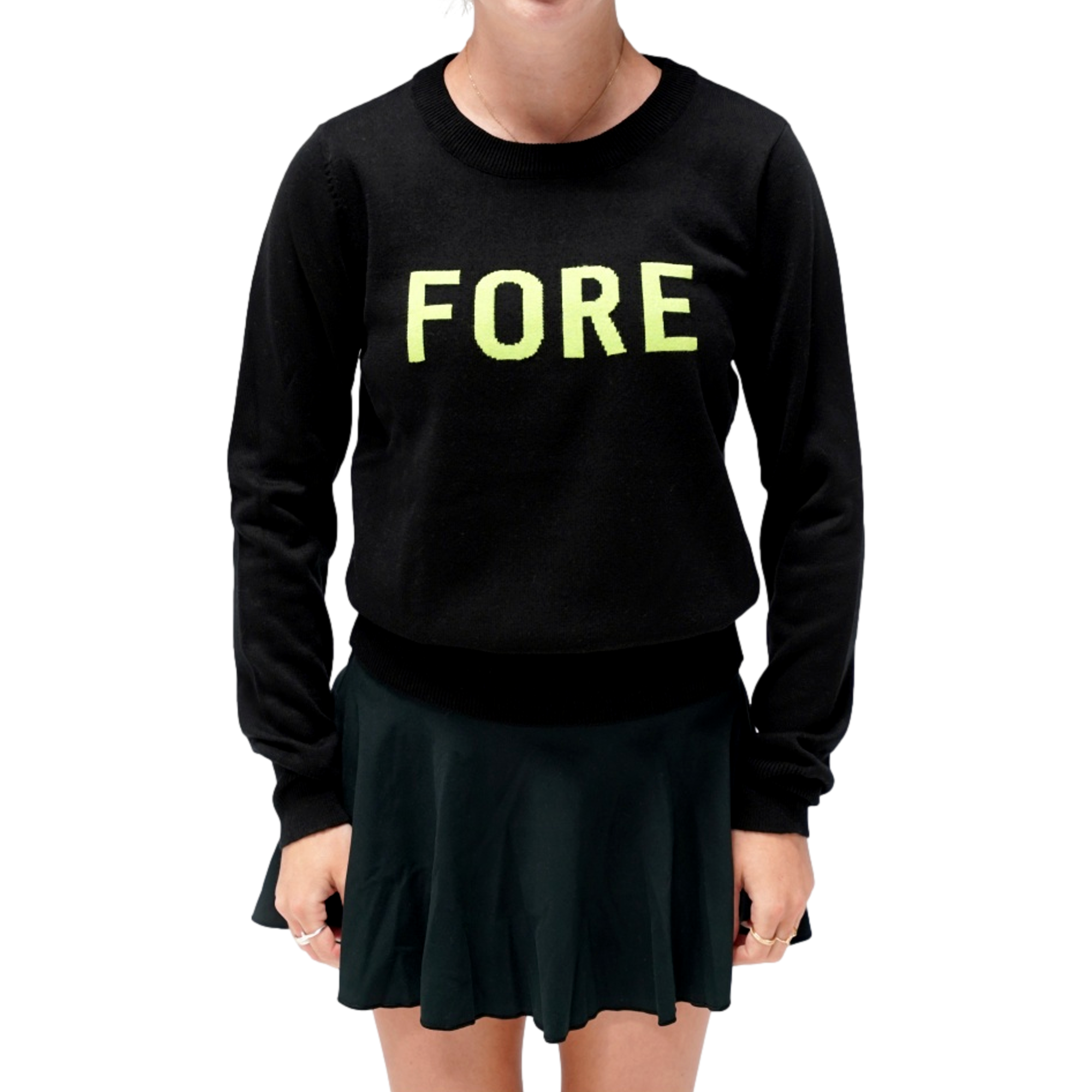 Fore Knit Crewneck Women's Golf Sweater