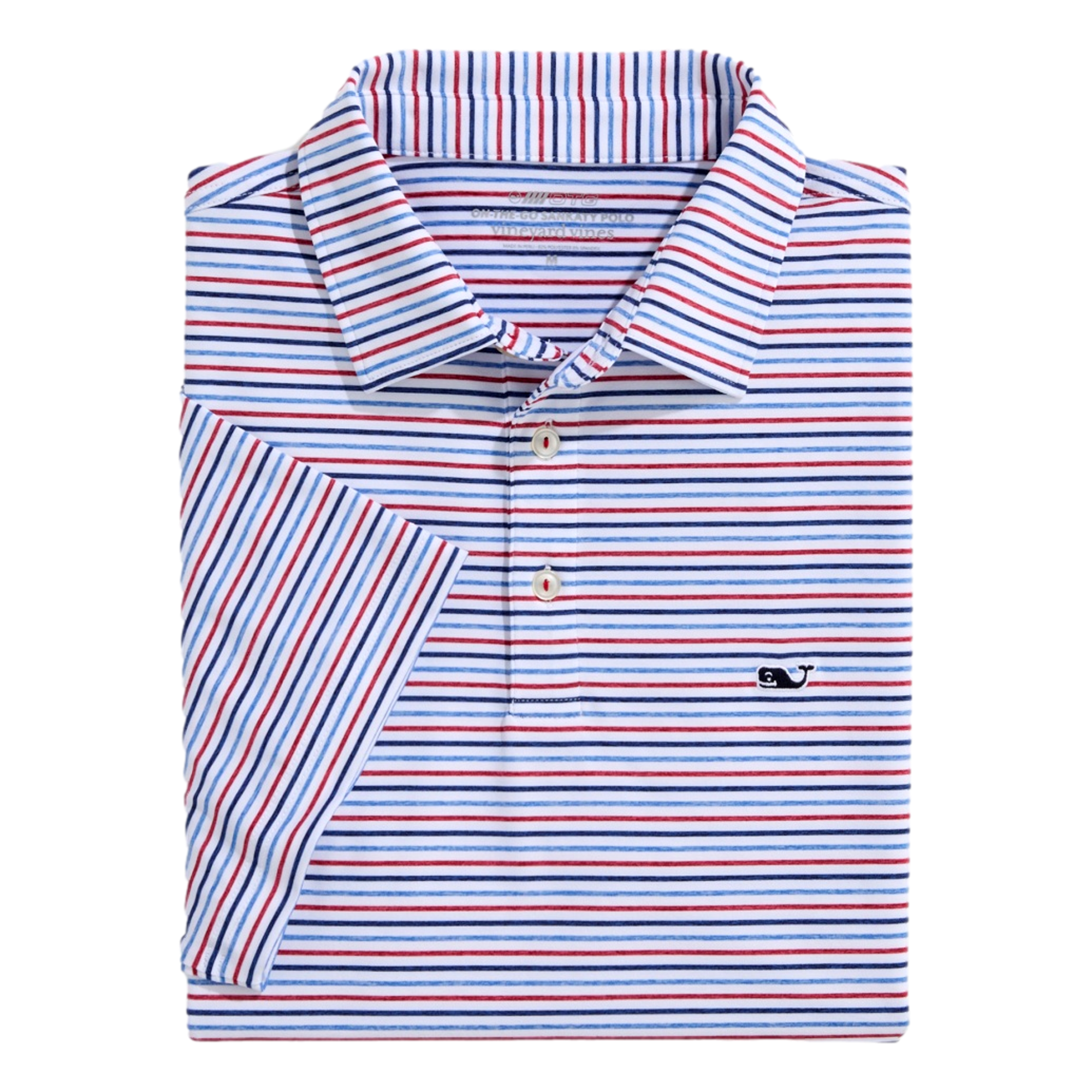 Multi-Bradley Stripe Sankaty Men's Short Sleeve Golf Polo Shirt
