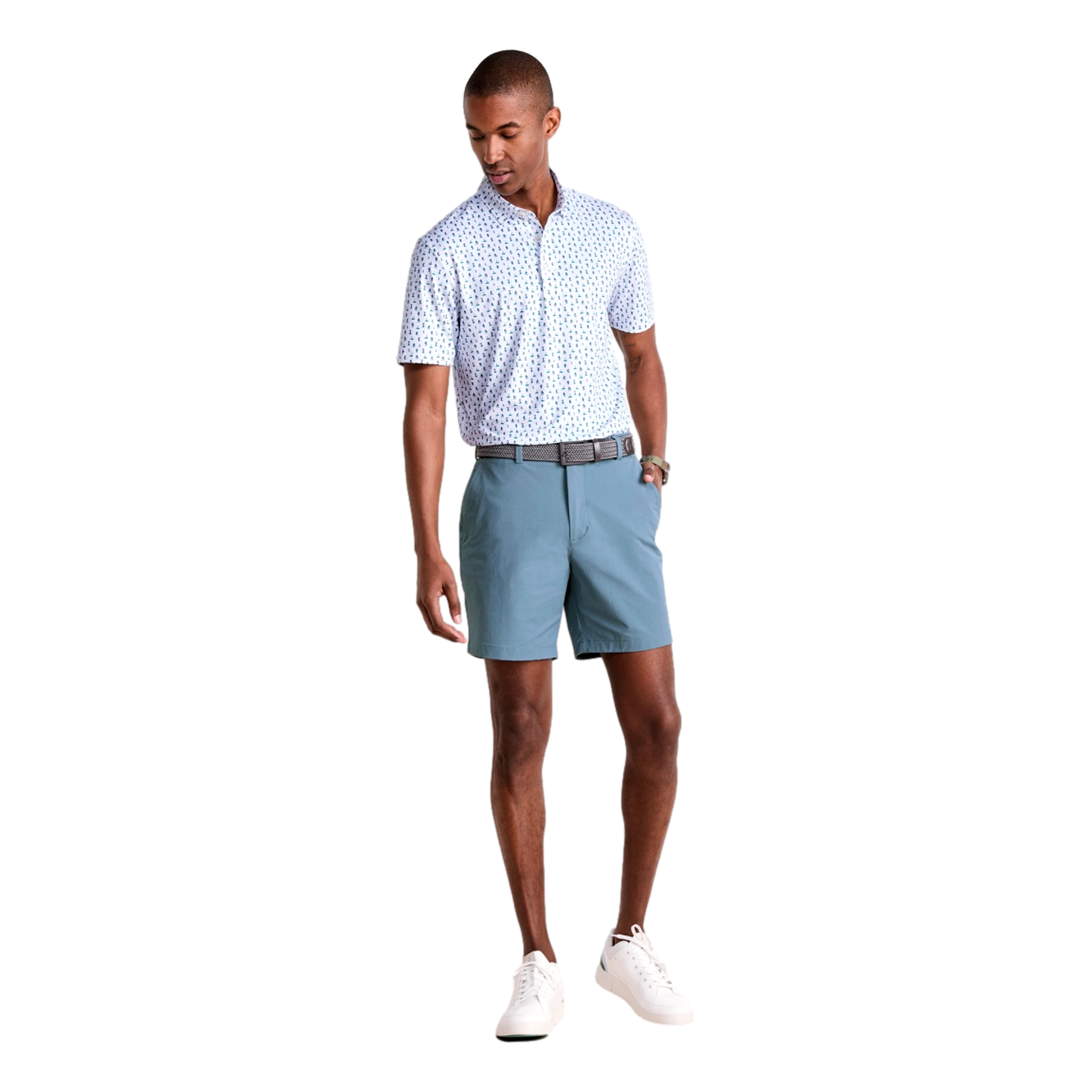 Palmero Printed Men's Golf Polo Shirt