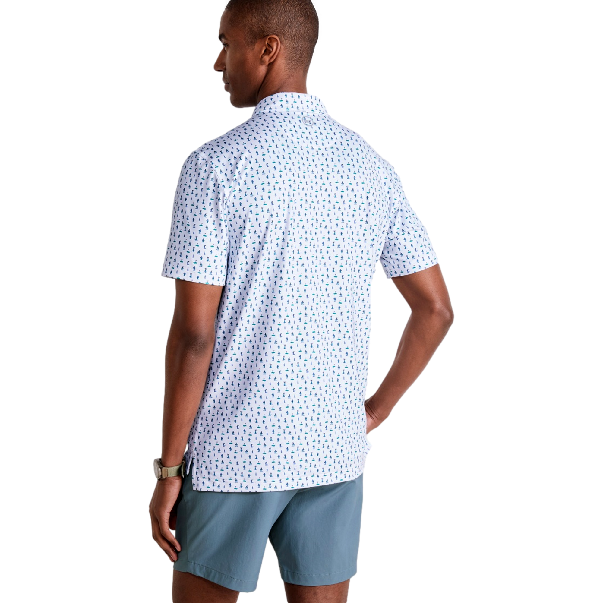 Palmero Printed Men's Golf Polo Shirt