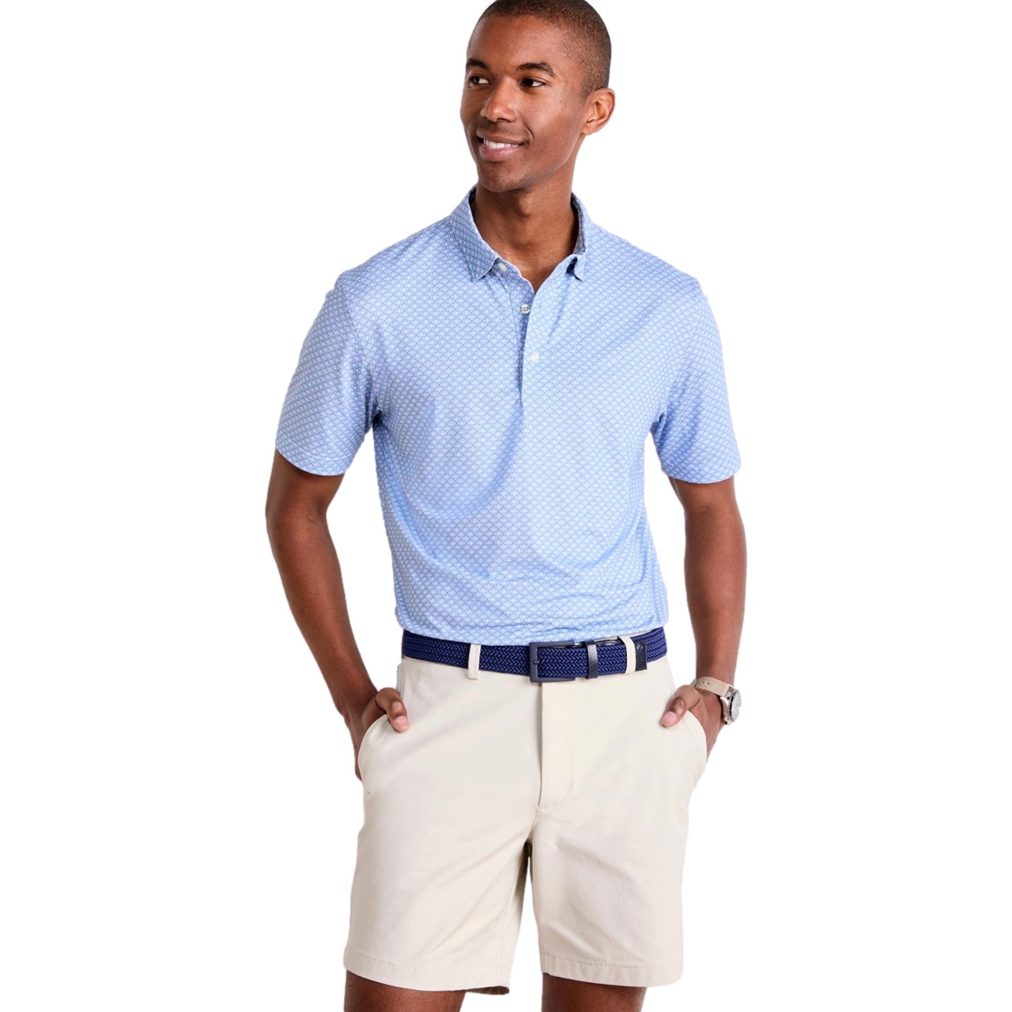Palmero Printed Men's Golf Polo Shirt