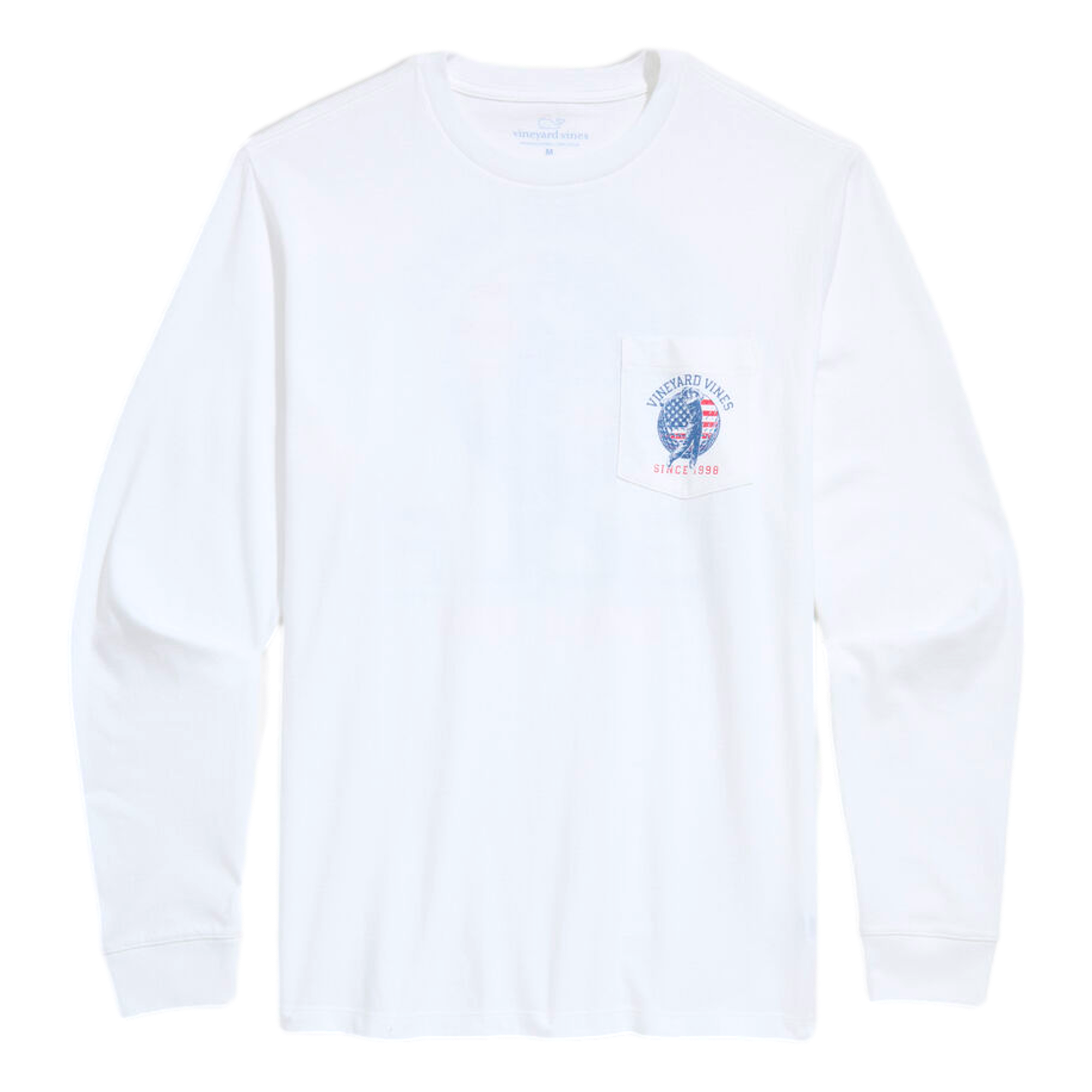 USA Golfer Men's Long Sleeve Pocket Golf T-Shirt