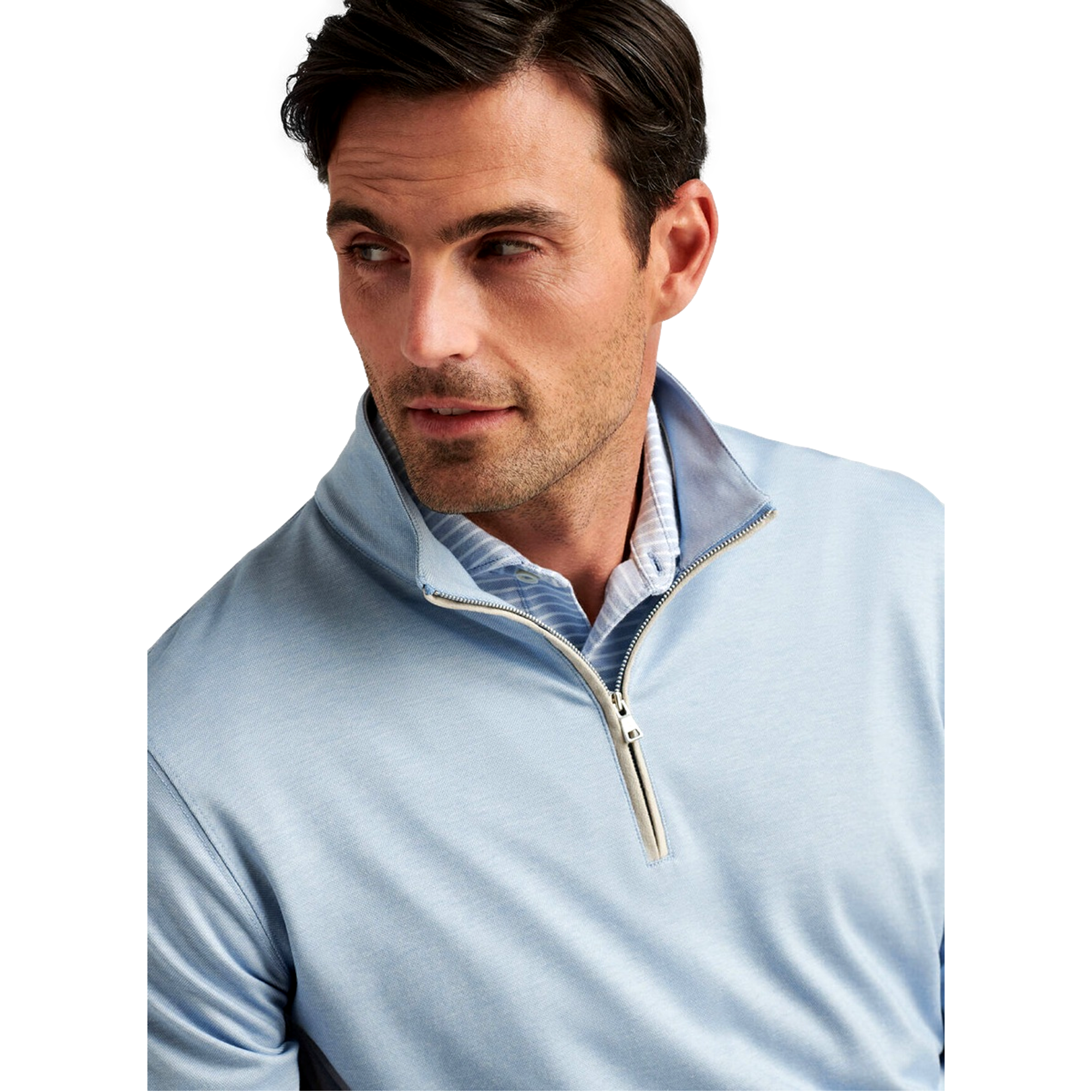 Albatross Cotton-Blend Piqué Men's Golf Quarter Zip