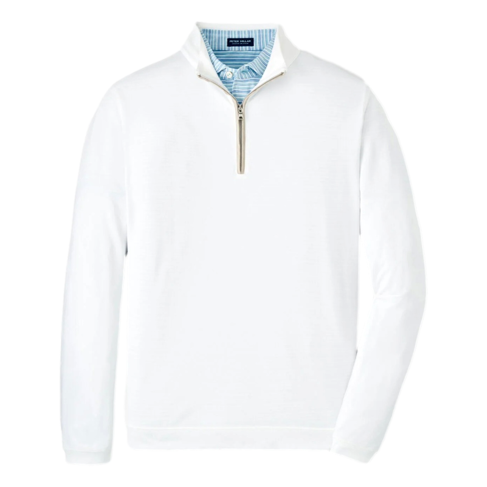 Albatross Cotton-Blend Piqu&eacute; Men's Golf Quarter Zip