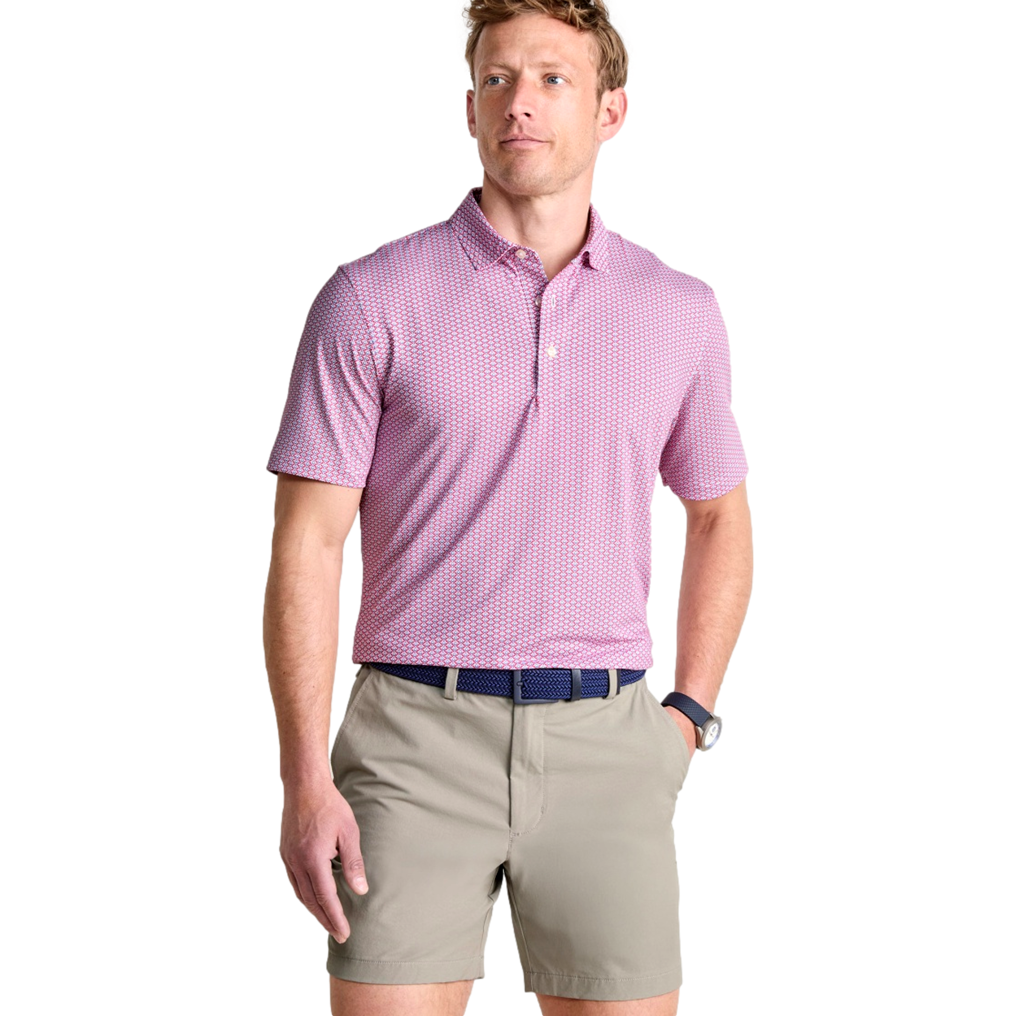 Printed Golf Palmero Men's Golf Polo Shirt