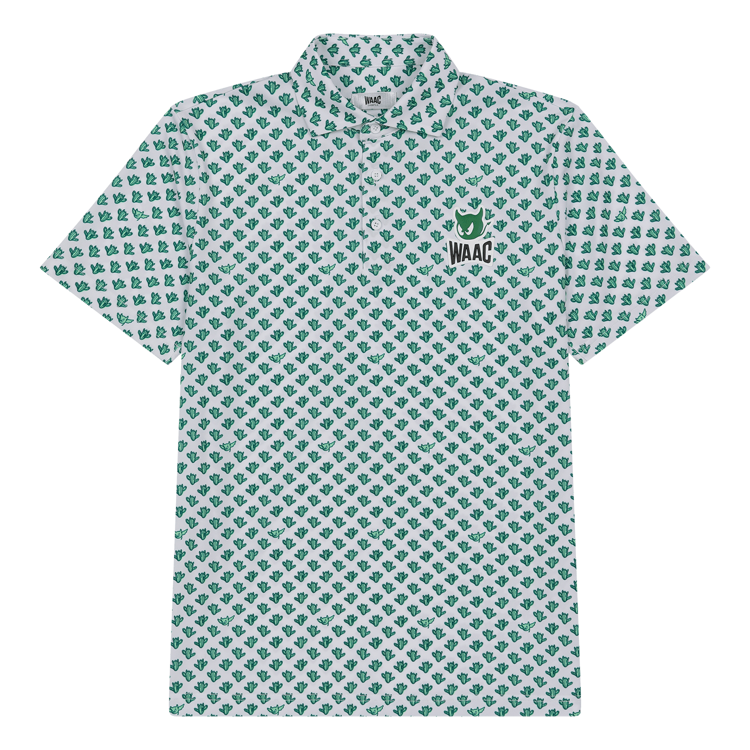 Cacti WAACKY Men's Short Sleeve Golf Polo Shirt