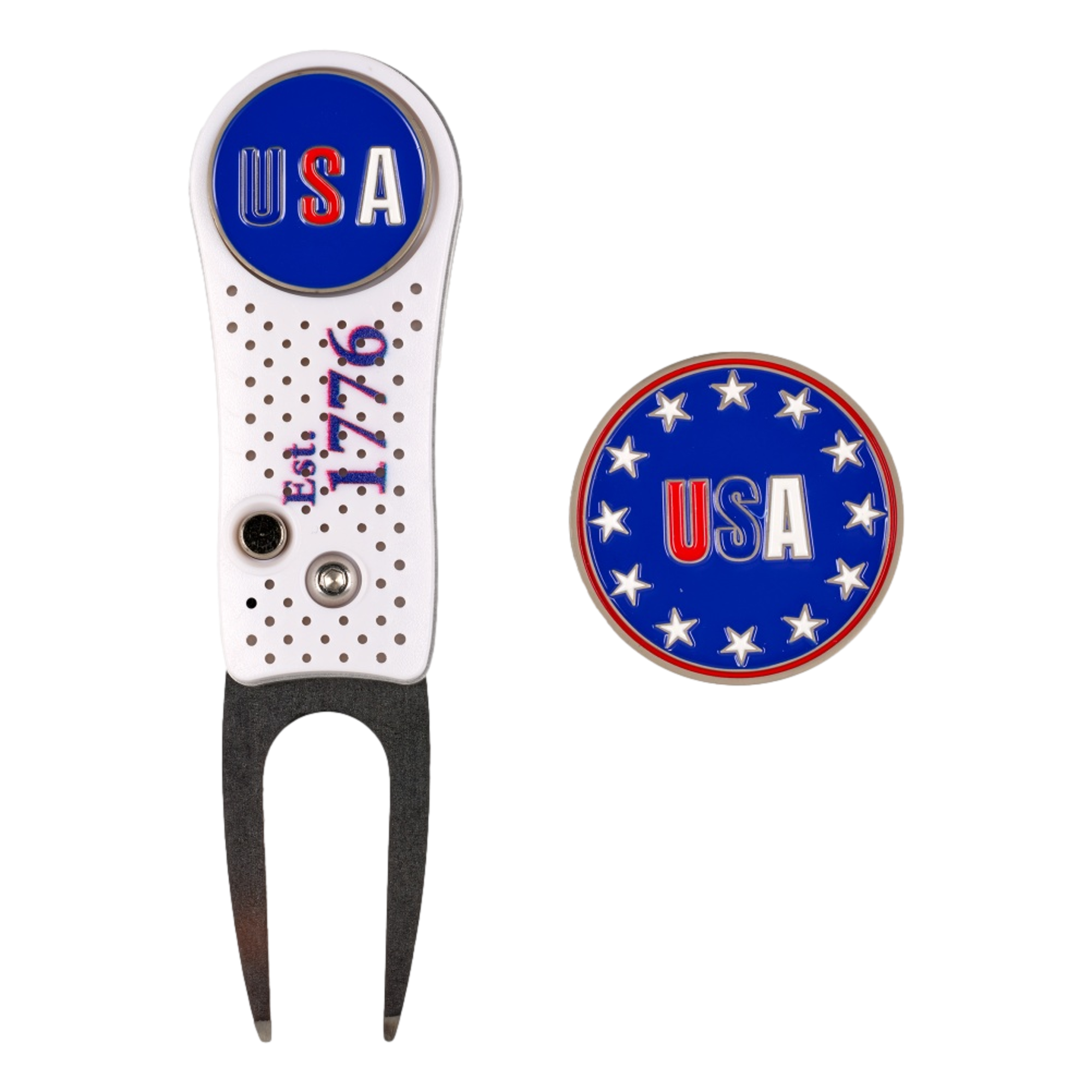USA Est. 1776 Divot Tool w/Ball Marker
