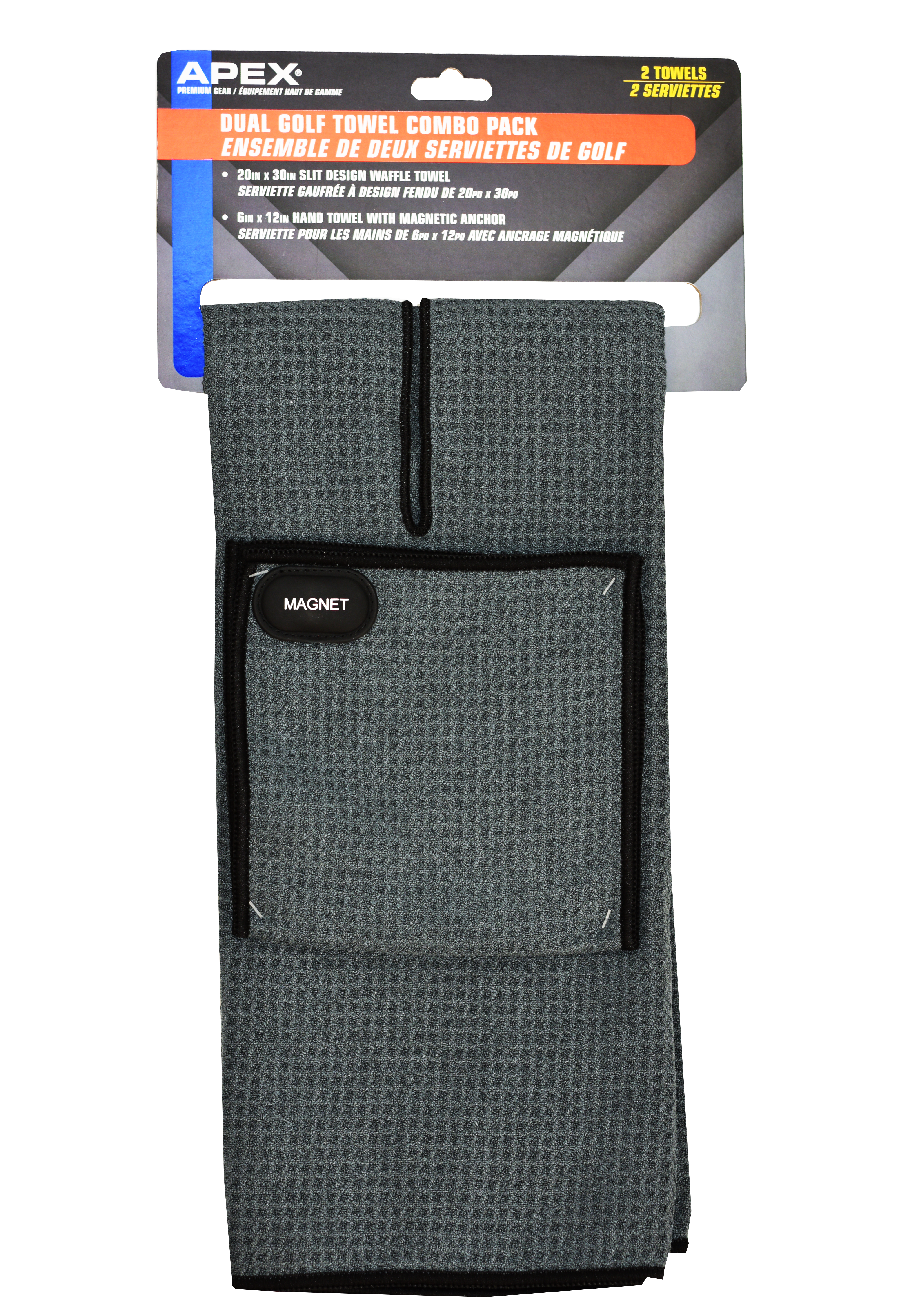 Dual Golf Towel Combo Pack