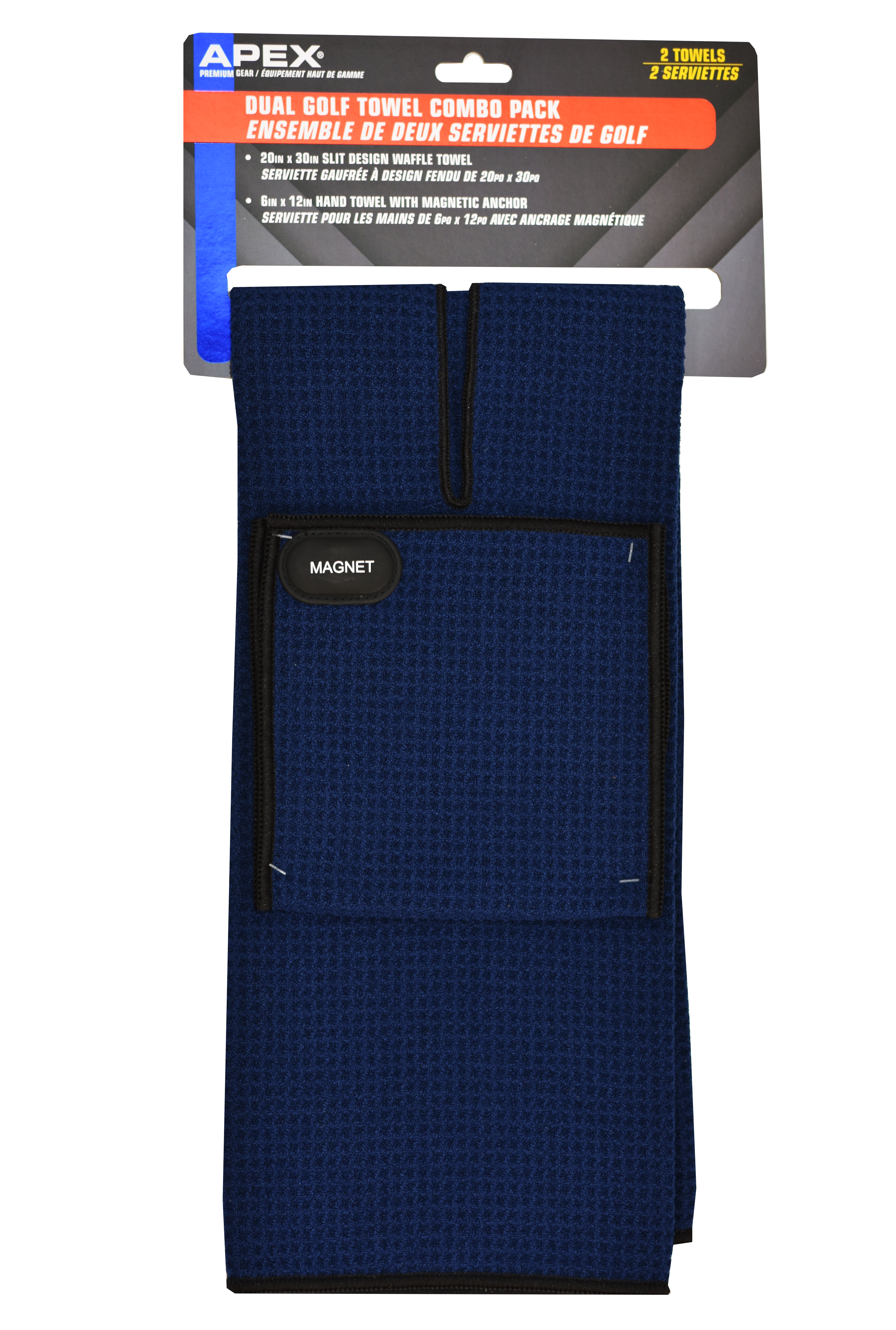 Dual Golf Towel Combo Pack