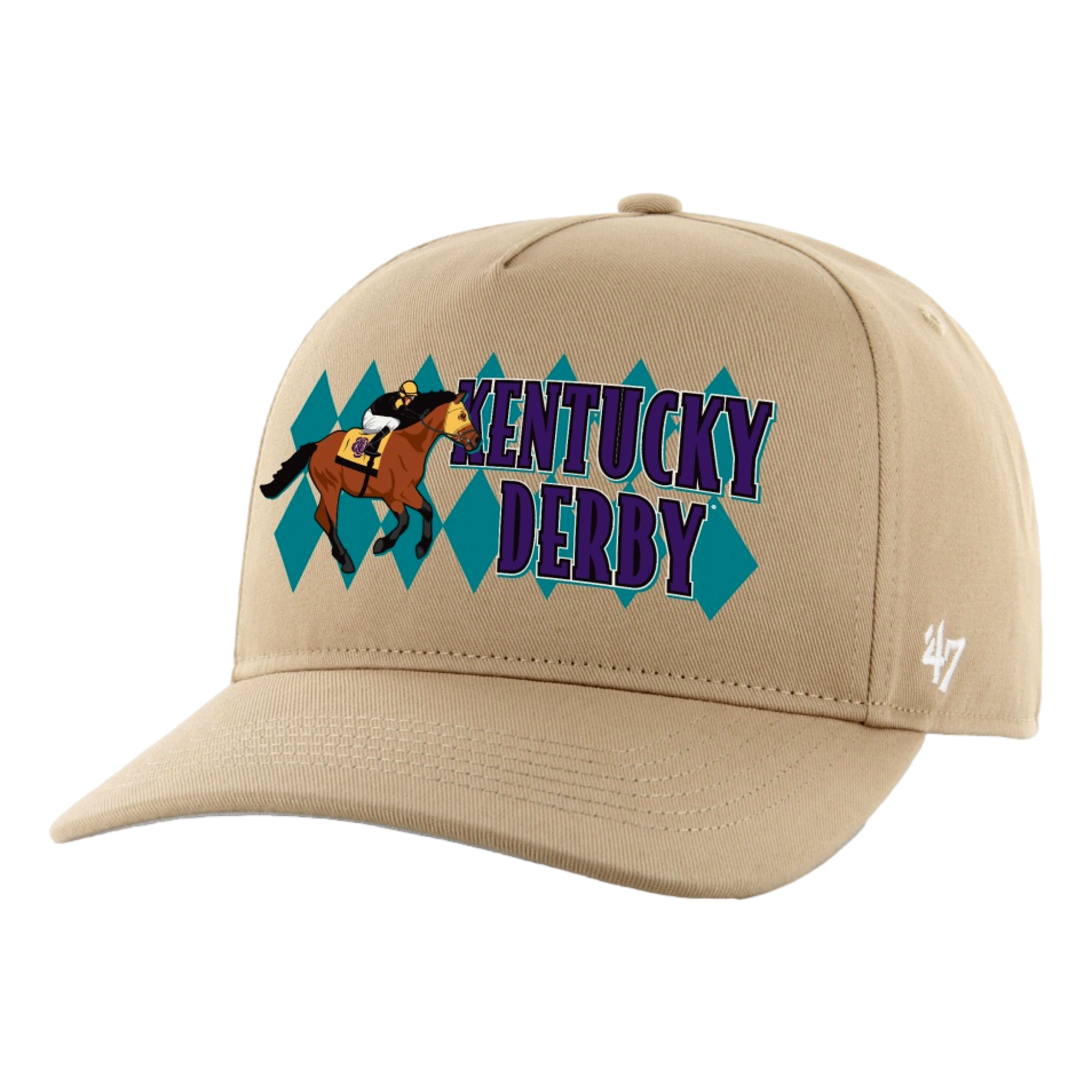 Kentucky Derby Screen Graphic 47 Hitch Men's Golf Hat