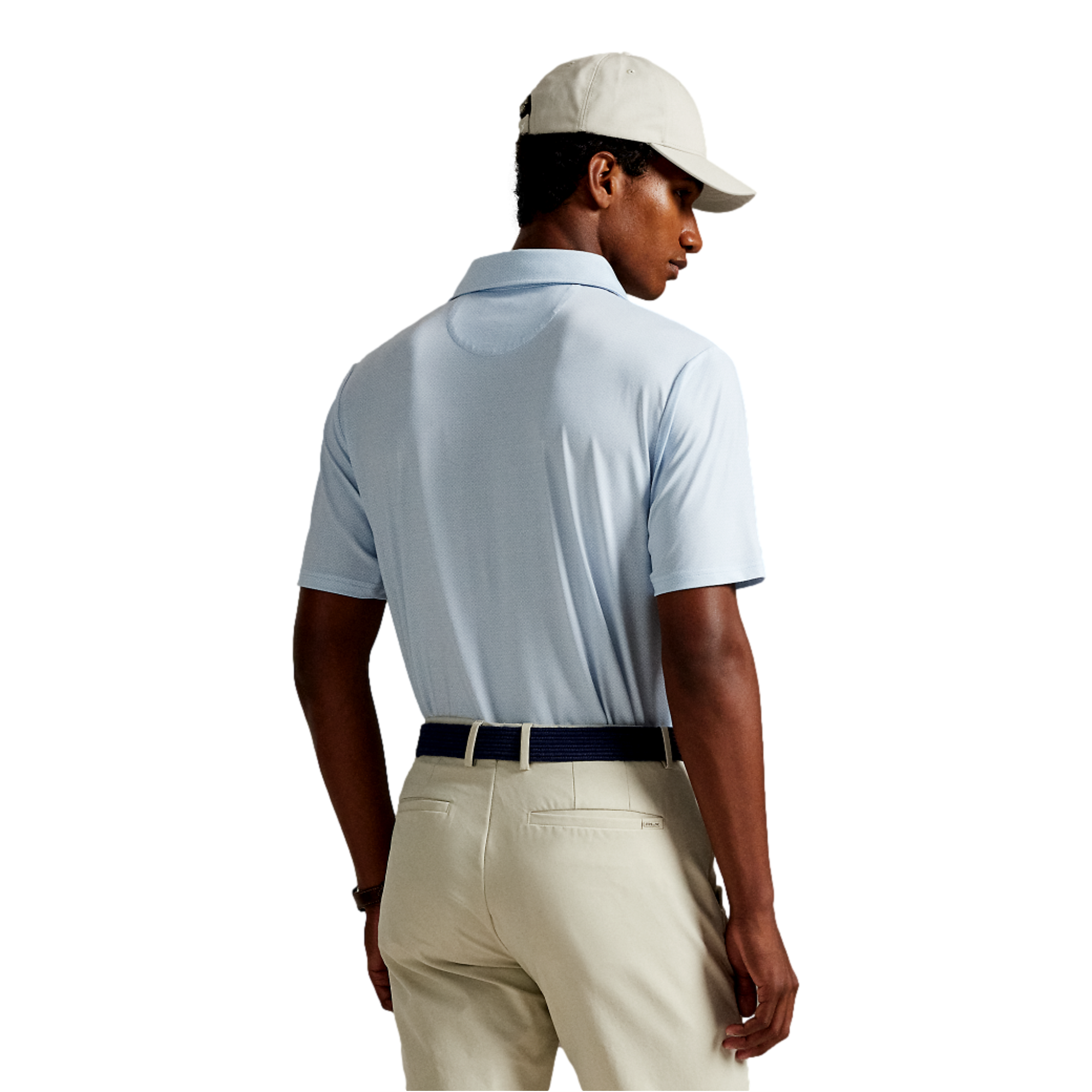 Airflow Printed Men's Short Sleeve Golf Polo Shirt