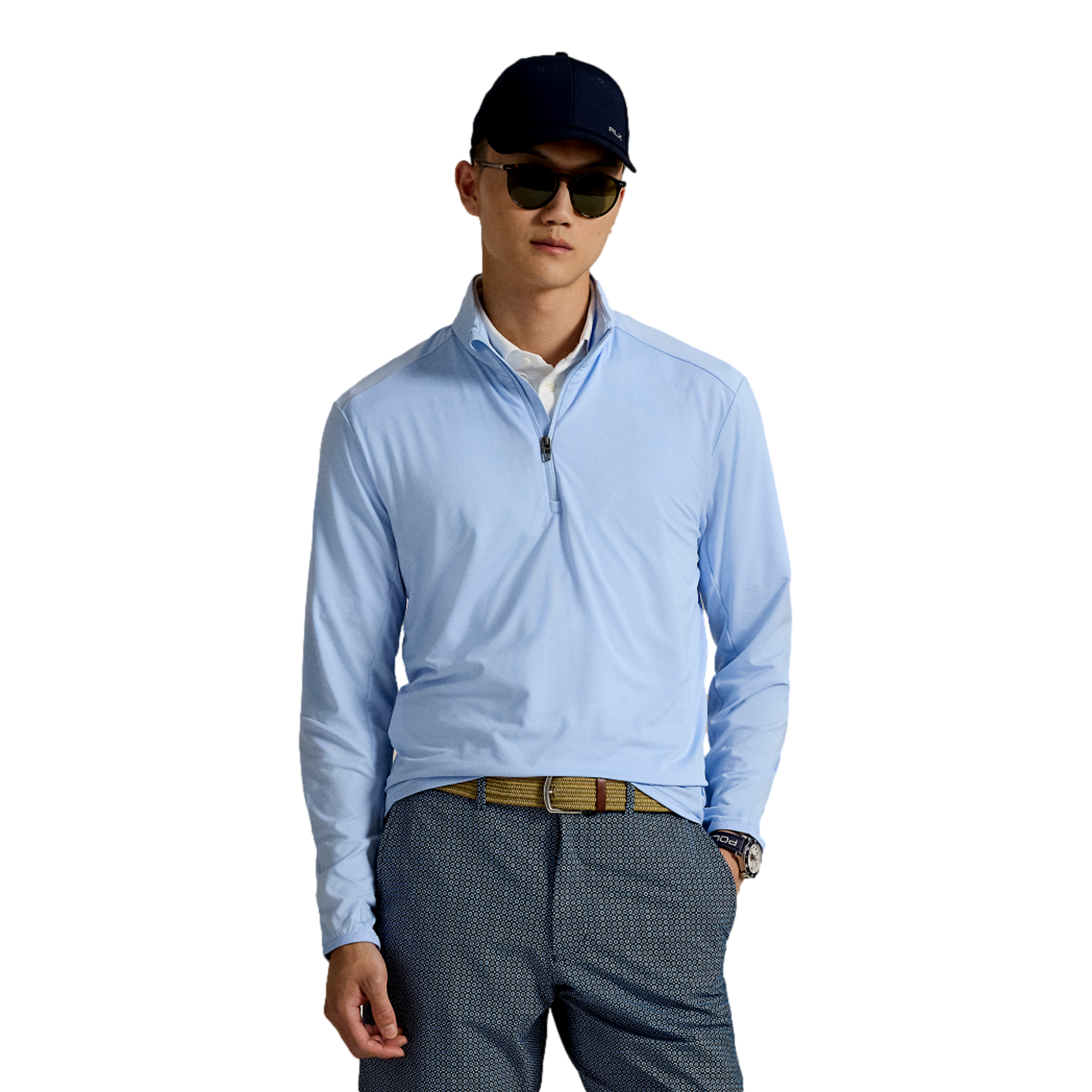 Peached Airflow Men's Mockneck Golf Quarter Zip