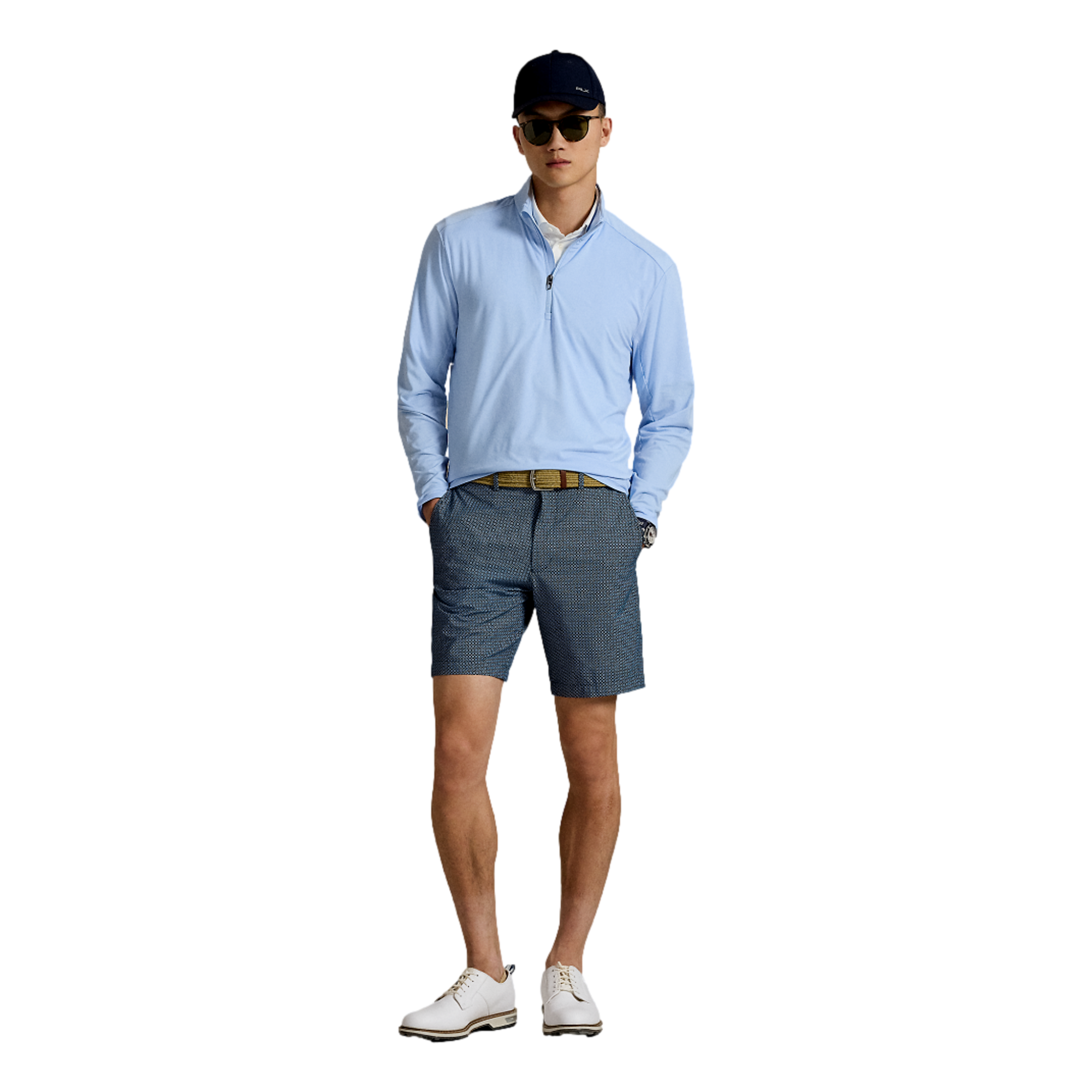 Peached Airflow Men's Mockneck Golf Quarter Zip