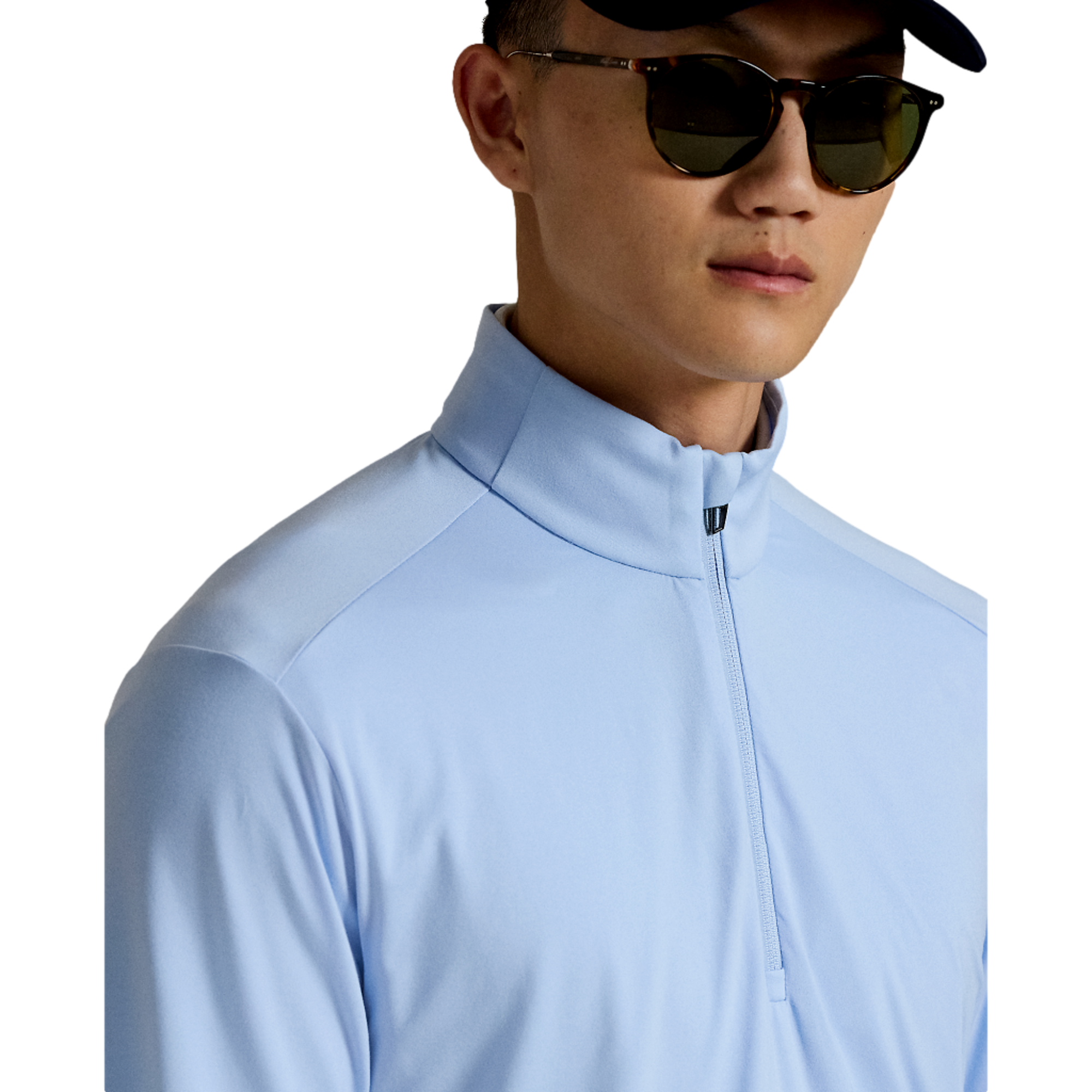 Peached Airflow Men's Mockneck Golf Quarter Zip