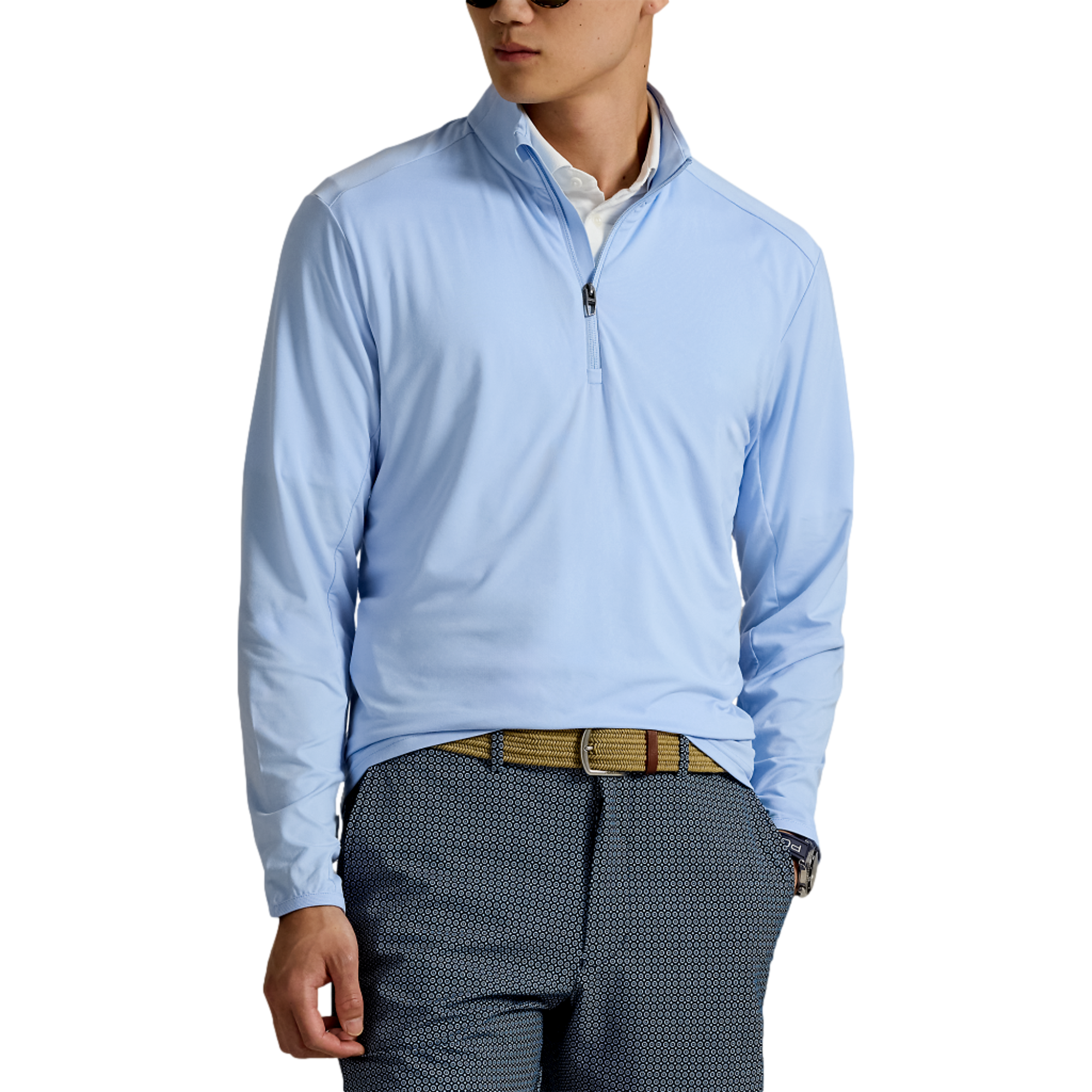 Peached Airflow Men's Mockneck Golf Quarter Zip