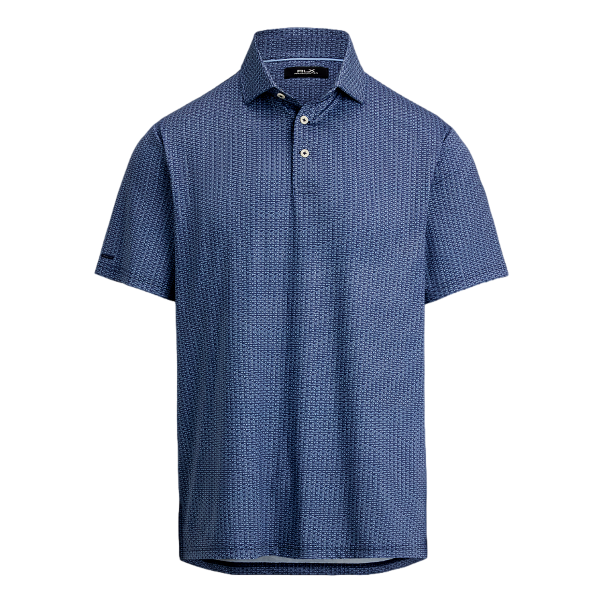 Airflow Printed Men's Short Sleeve Golf Polo Shirt