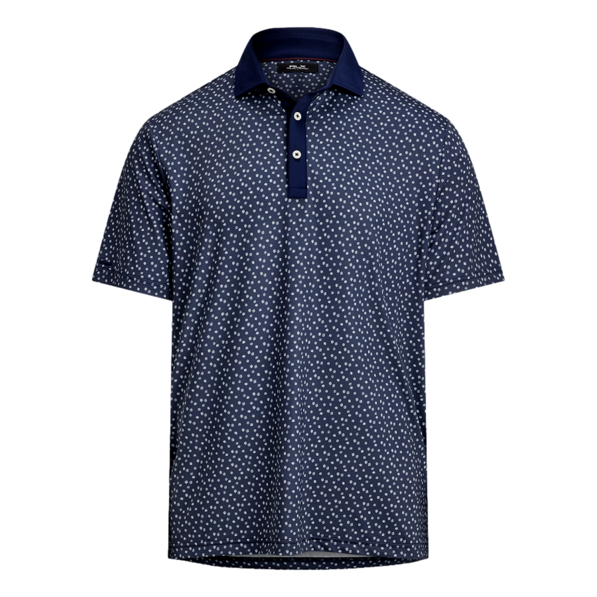 Airflow Printed Men's Short Sleeve Golf Polo Shirt