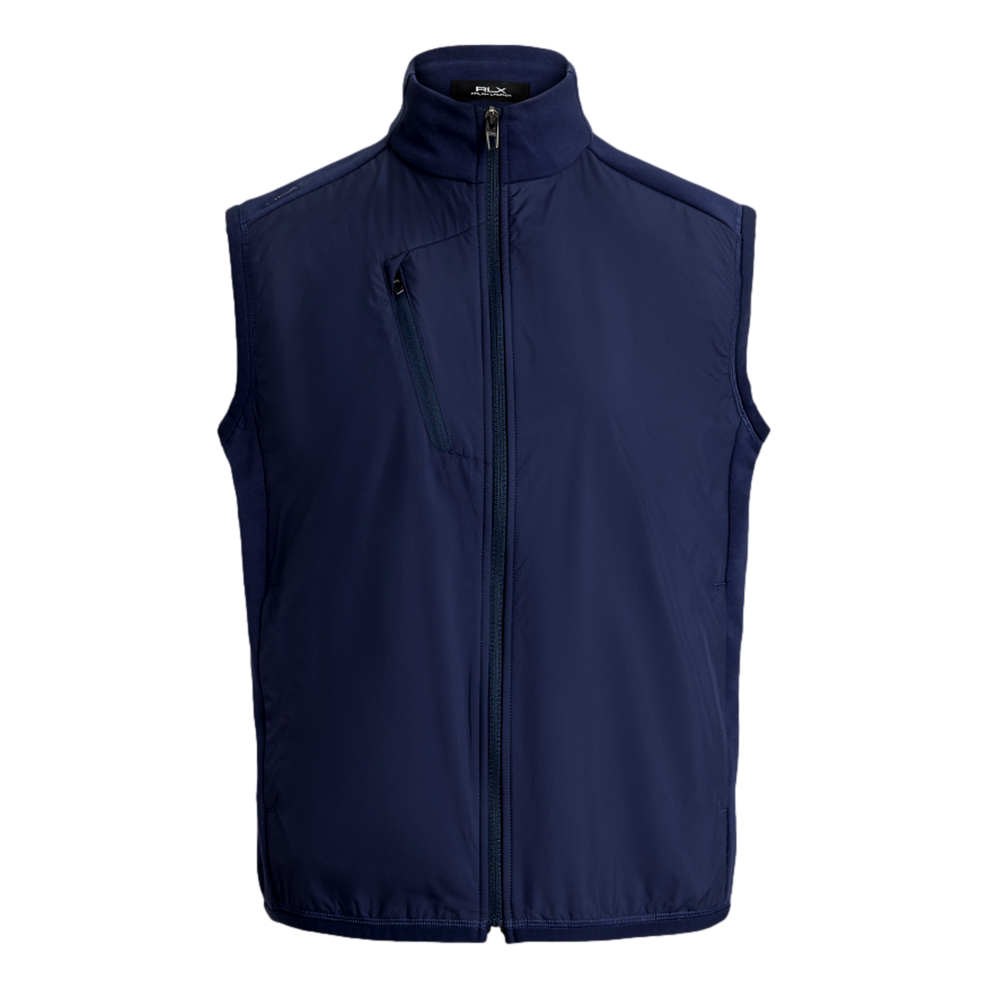 Terry Tech Men's Mockneck Full Zip Golf Vest