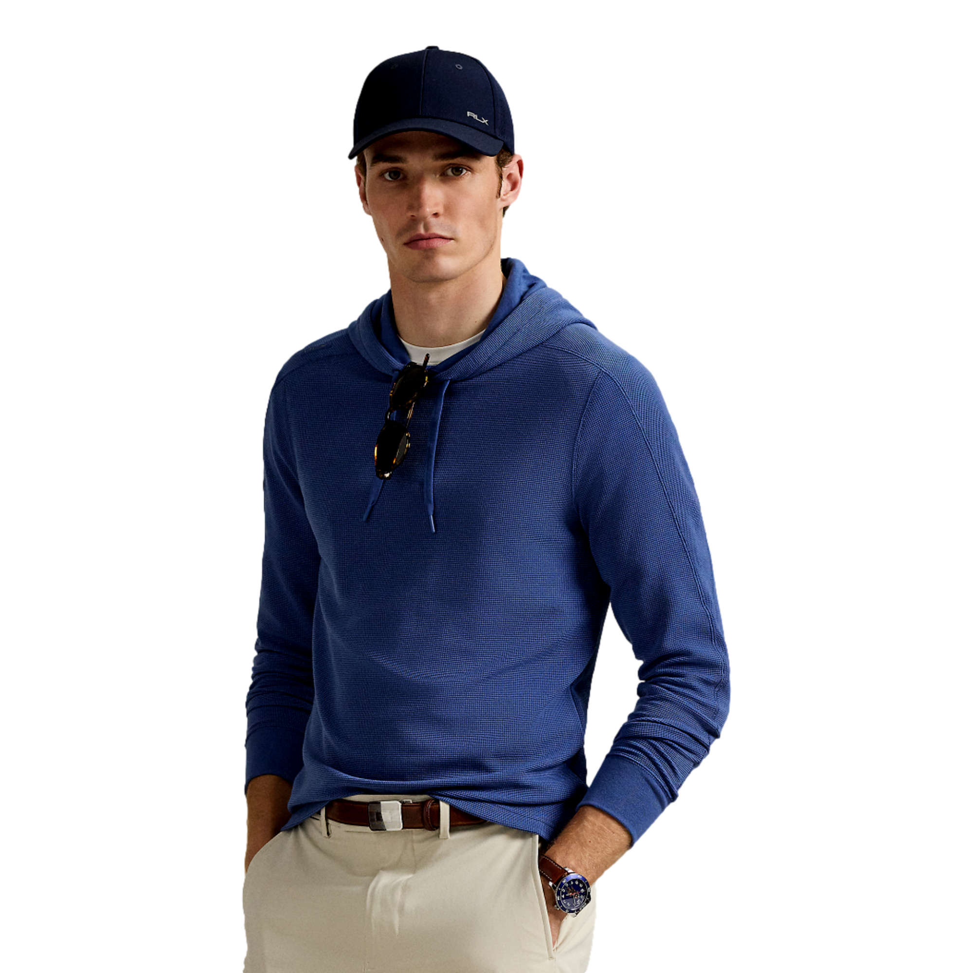 RLX Ralph Lauren Tech Waffle Knit Men's Golf Hoodie