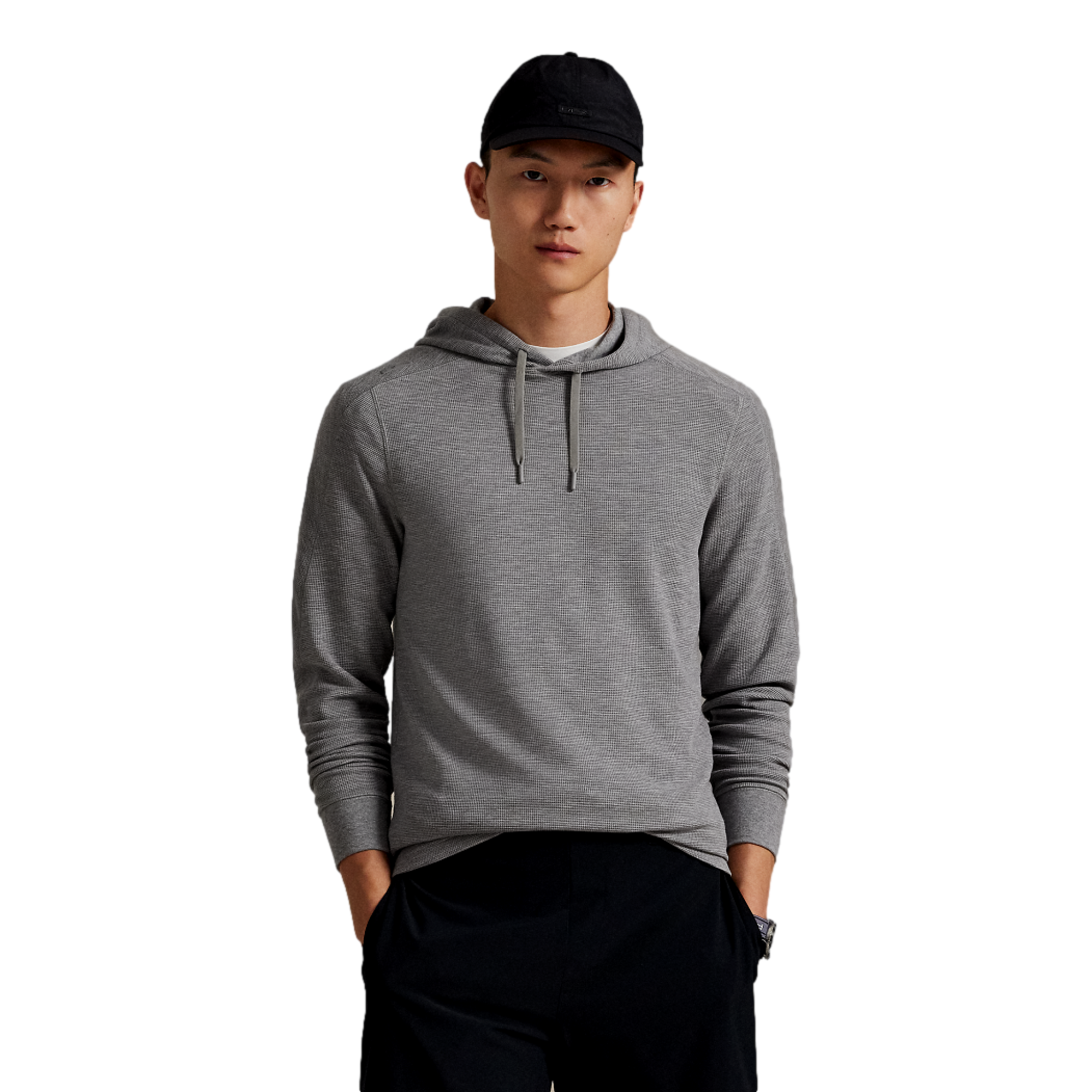 Tech Waffle Knit Men's Golf Hoodie