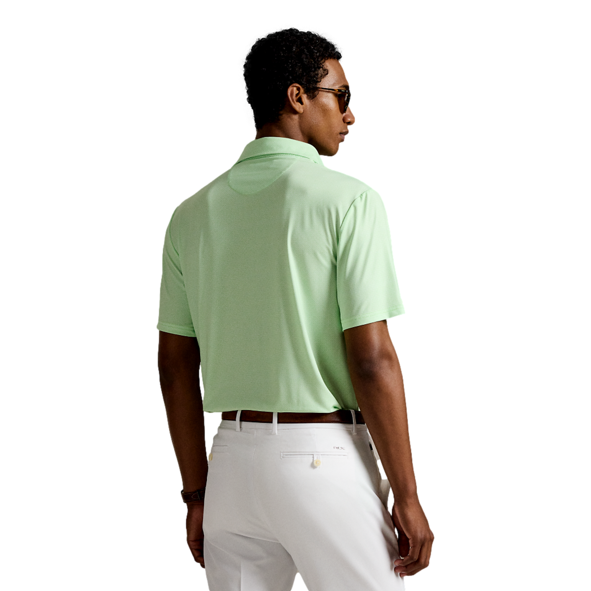 Airflow Men's Short Sleeve Printed Golf Polo Shirt