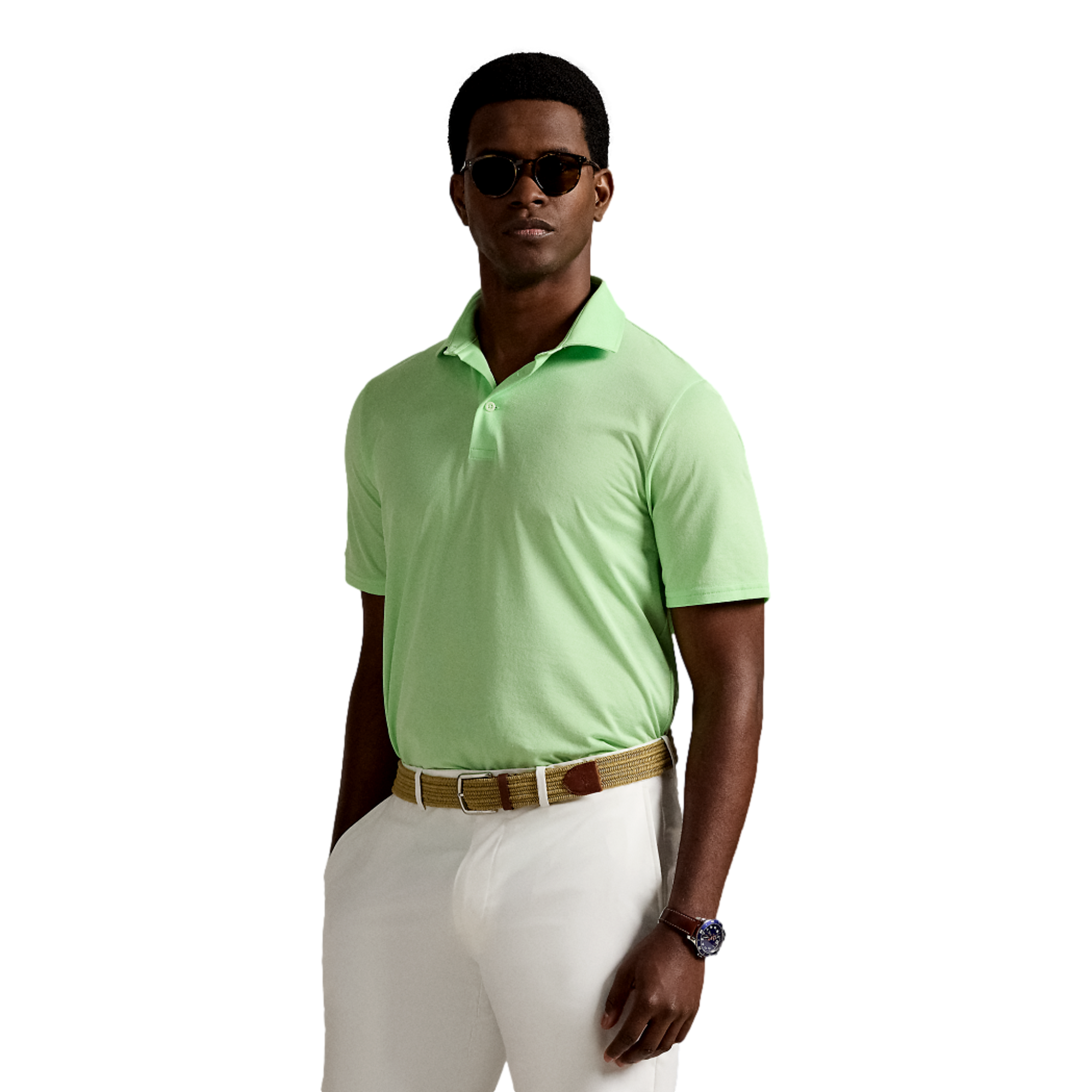 Tour Pique Estate Men's Short Sleeve Golf Polo Shirt