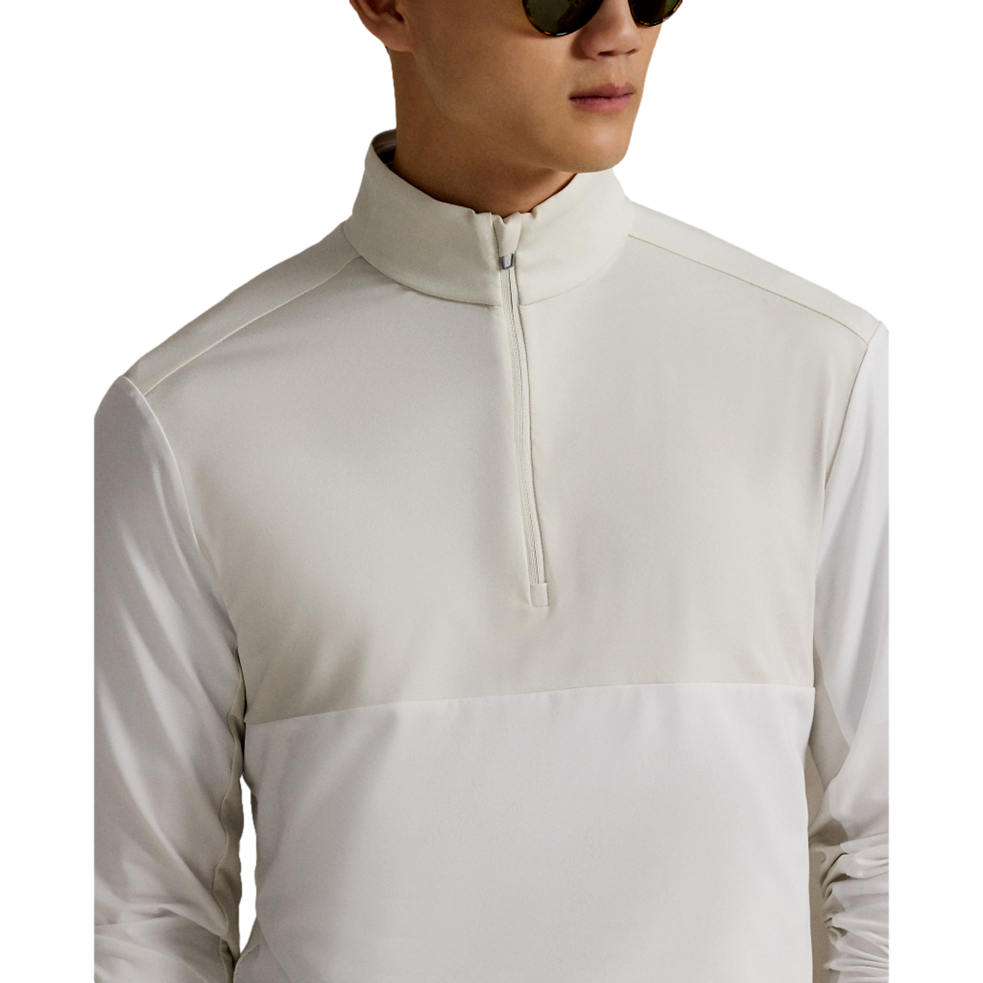 Peached Airflow Men's Mockneck Golf Quarter Zip