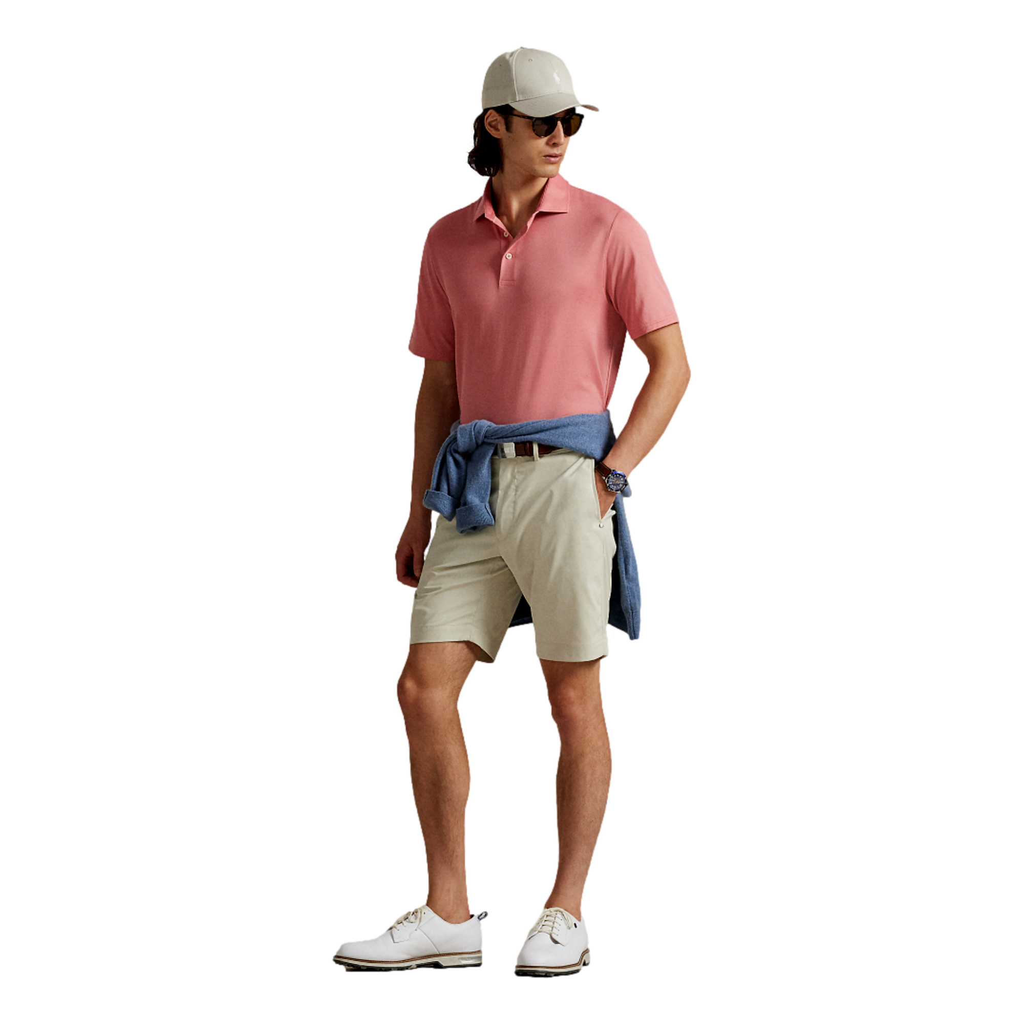 Tour Pique Estate Men's Short Sleeve Golf Polo Shirt