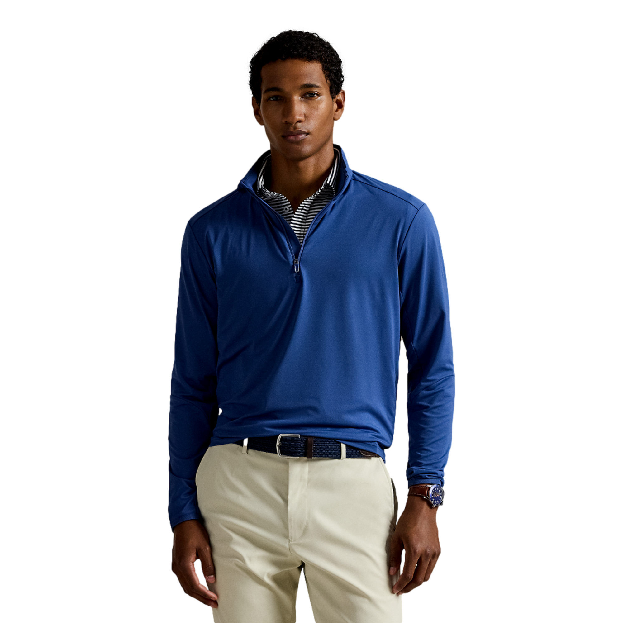 Peached Airflow Men's Mockneck Golf Quarter Zip