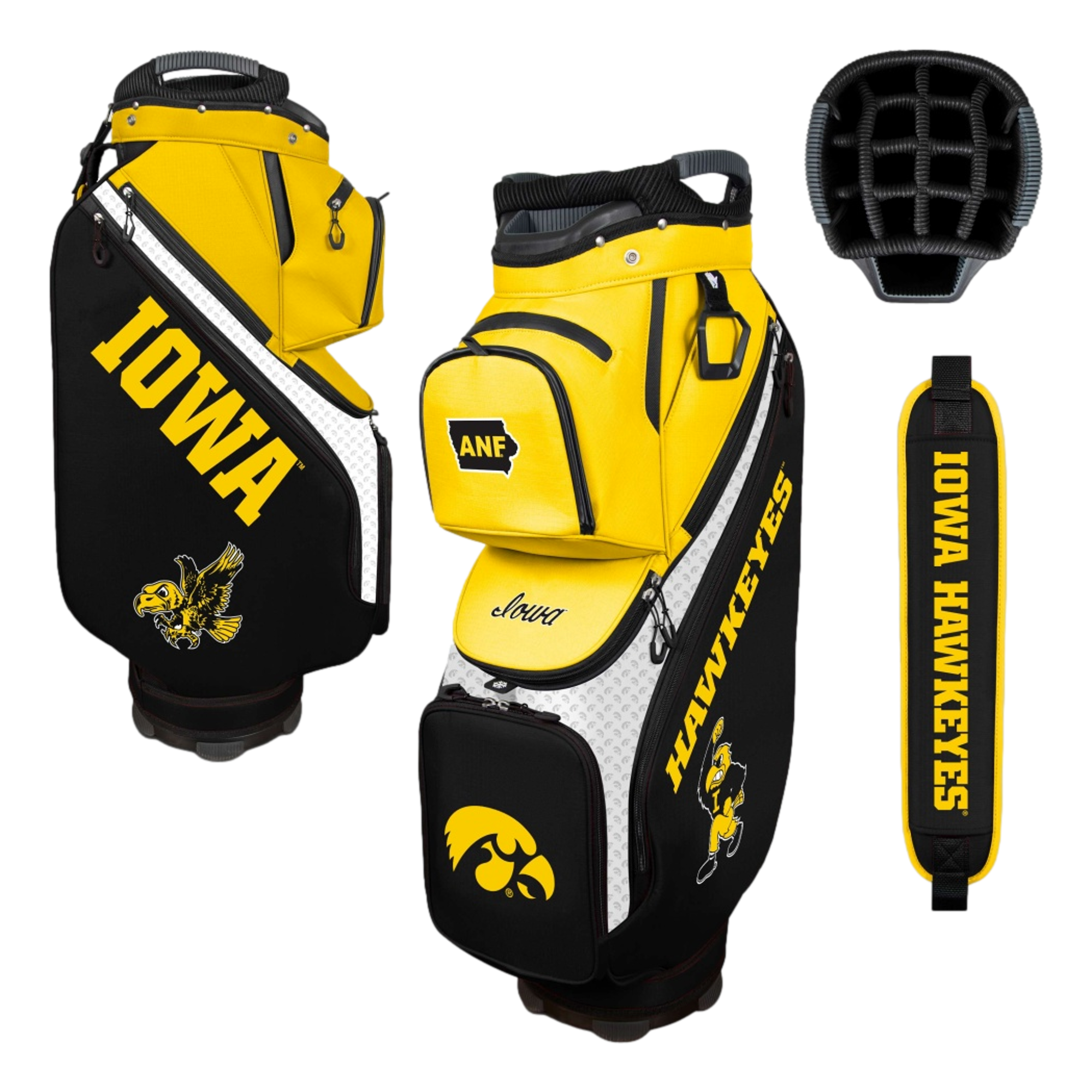 Iowa Hawkeyes Clubhouse Cooler Golf Cart Bag
