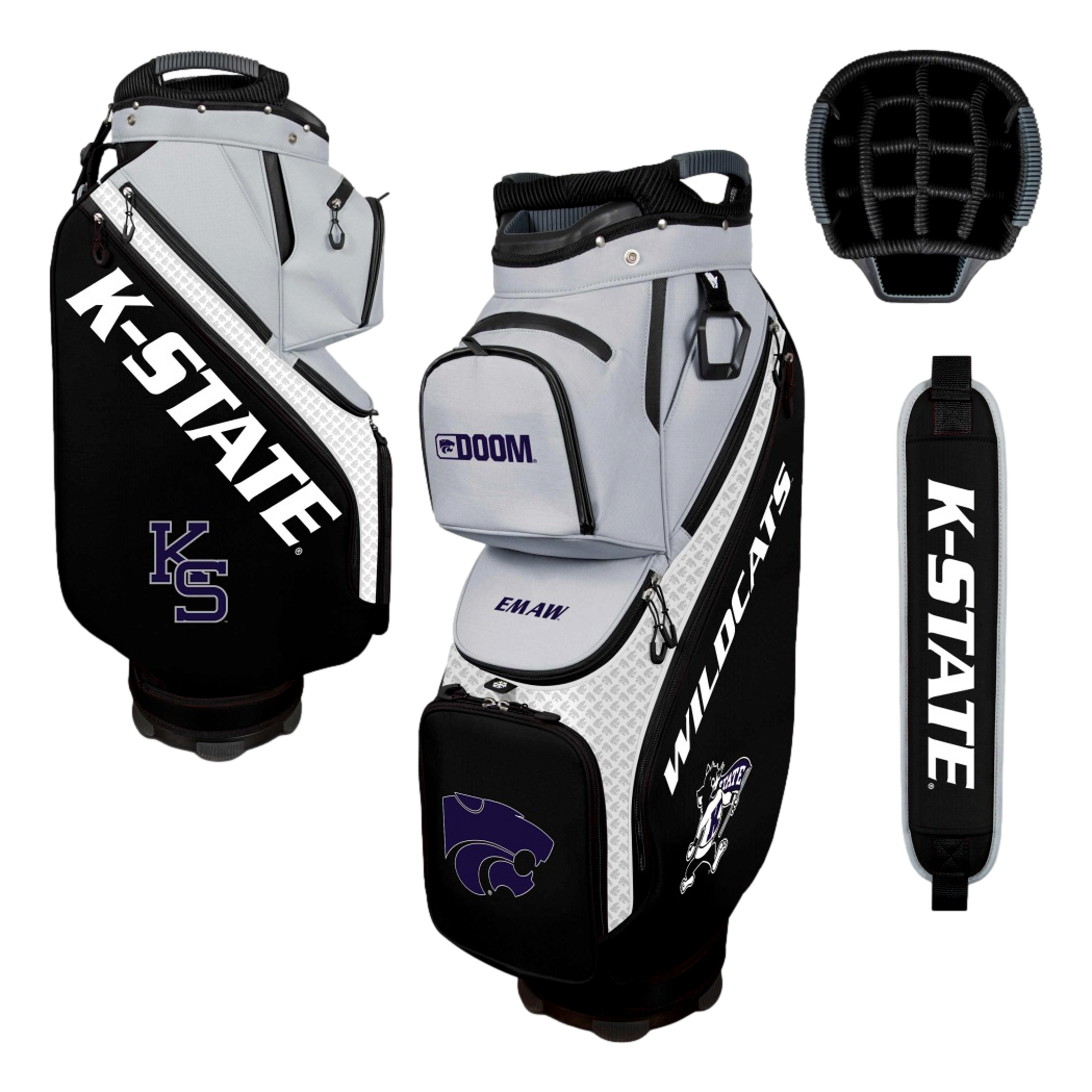 Kansas State Wildcats Clubhouse Cooler Golf Cart Bag