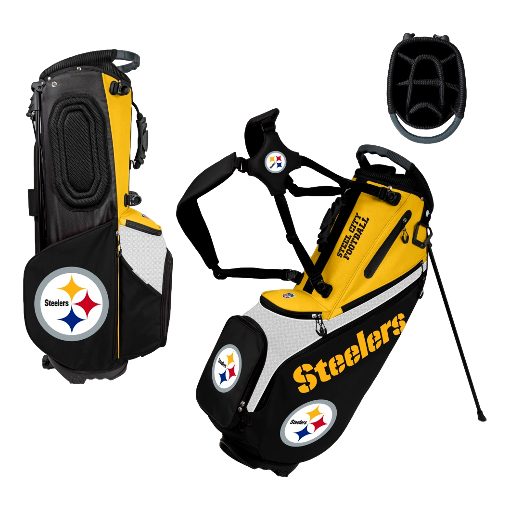 Pittsburgh Steelers Back Nine Golf Stand Bag