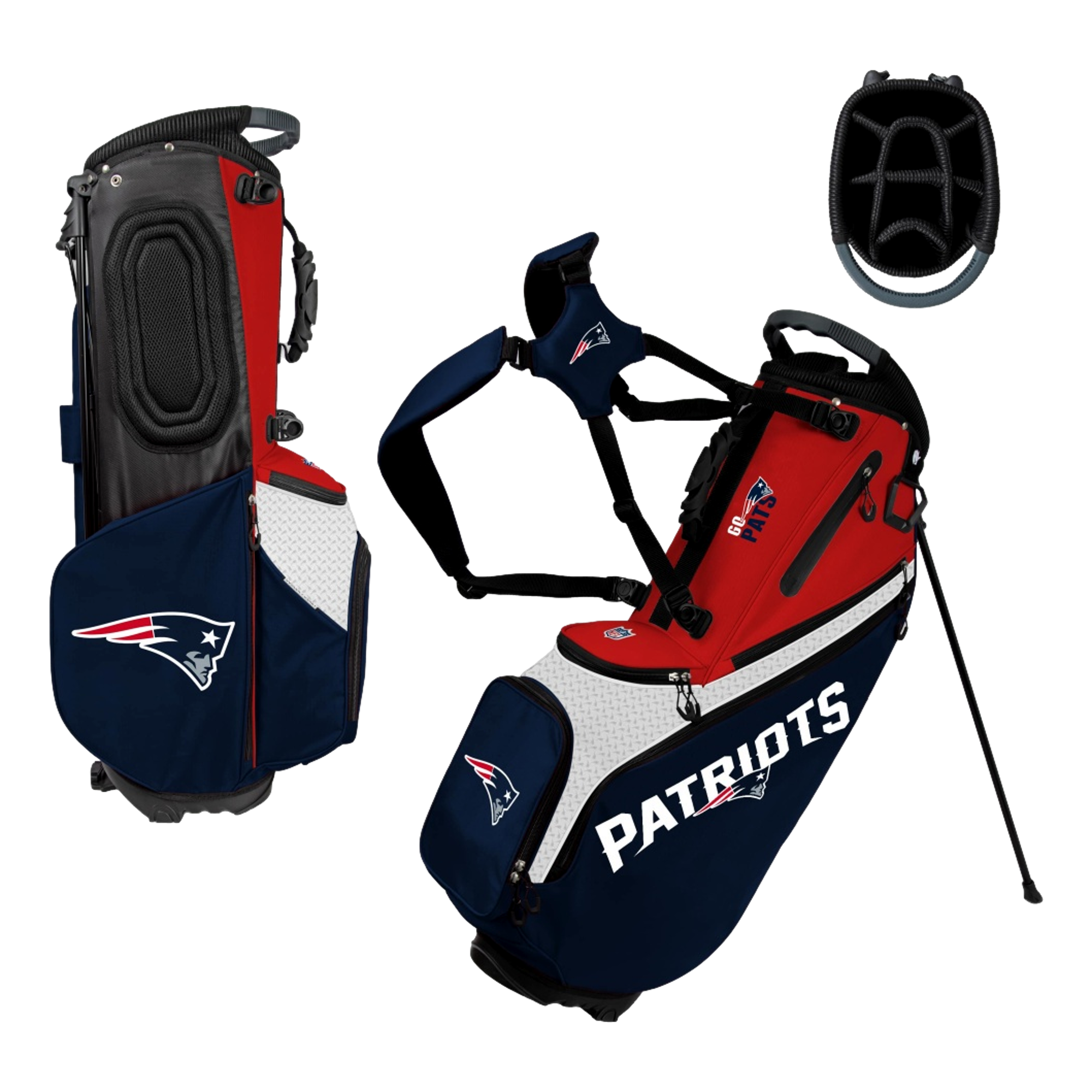 New England Patriots Back Nine Golf Stand Bag
