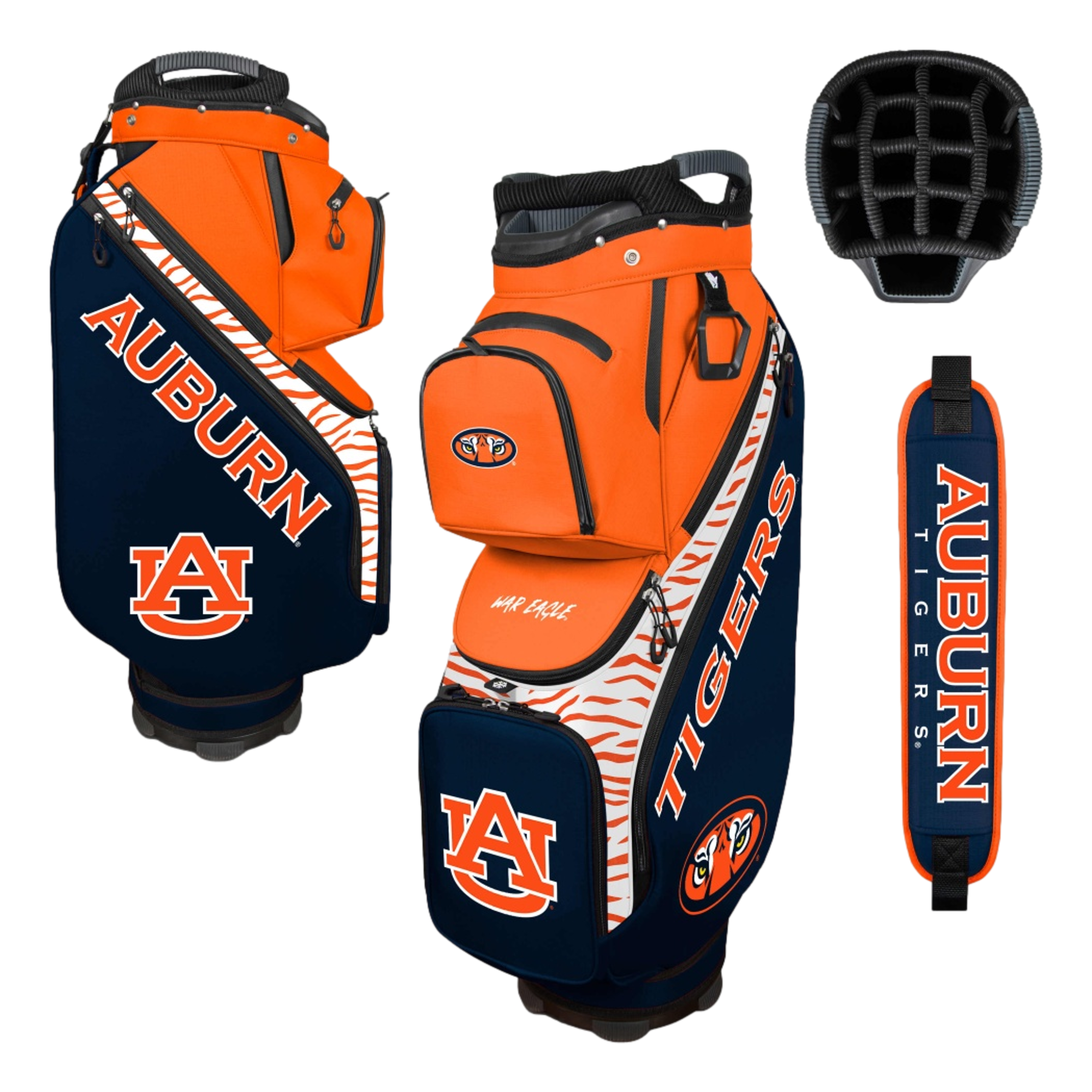Auburn Tigers Clubhouse Cooler Golf Cart Bag