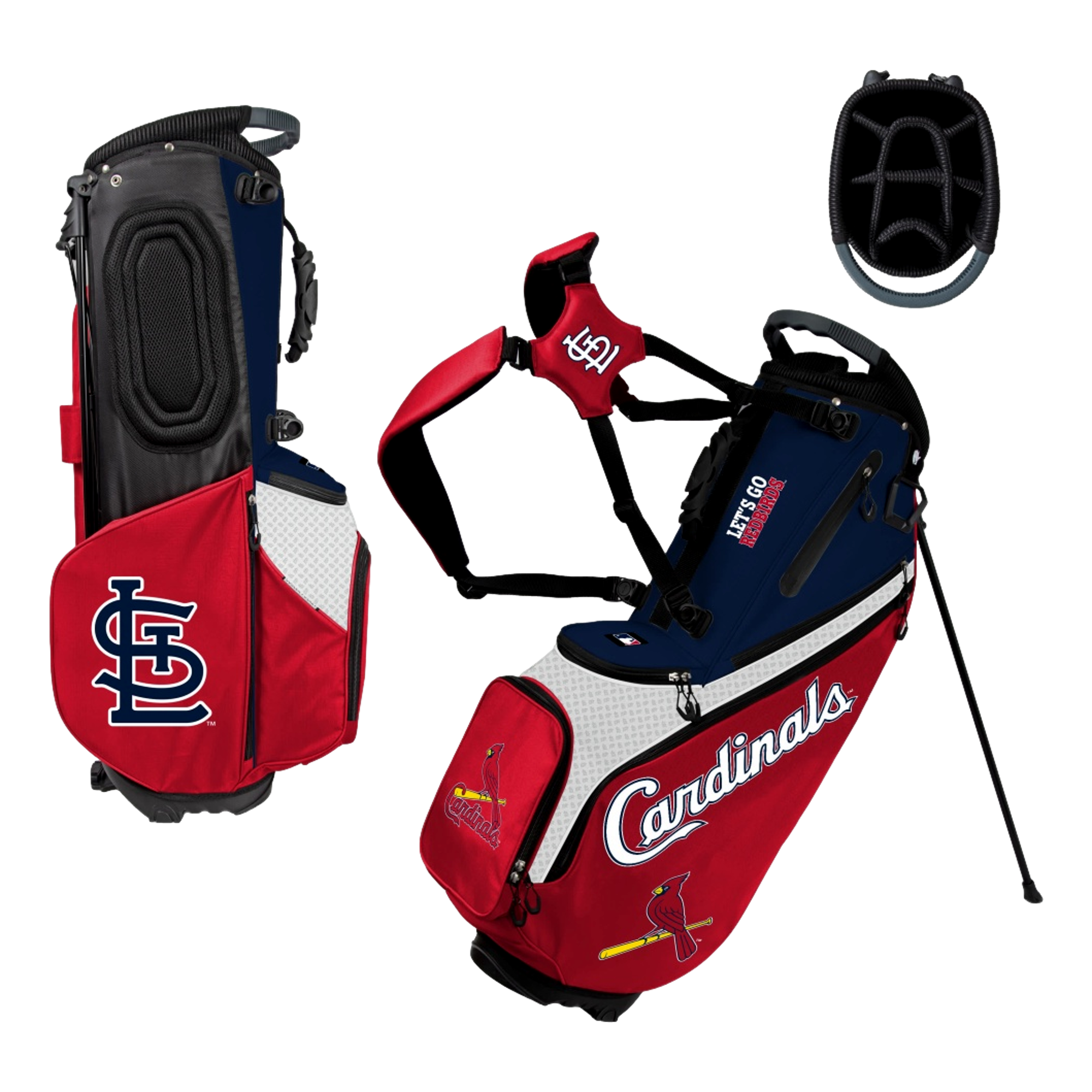 St Louis Cardinals Back Nine Golf Stand Bag