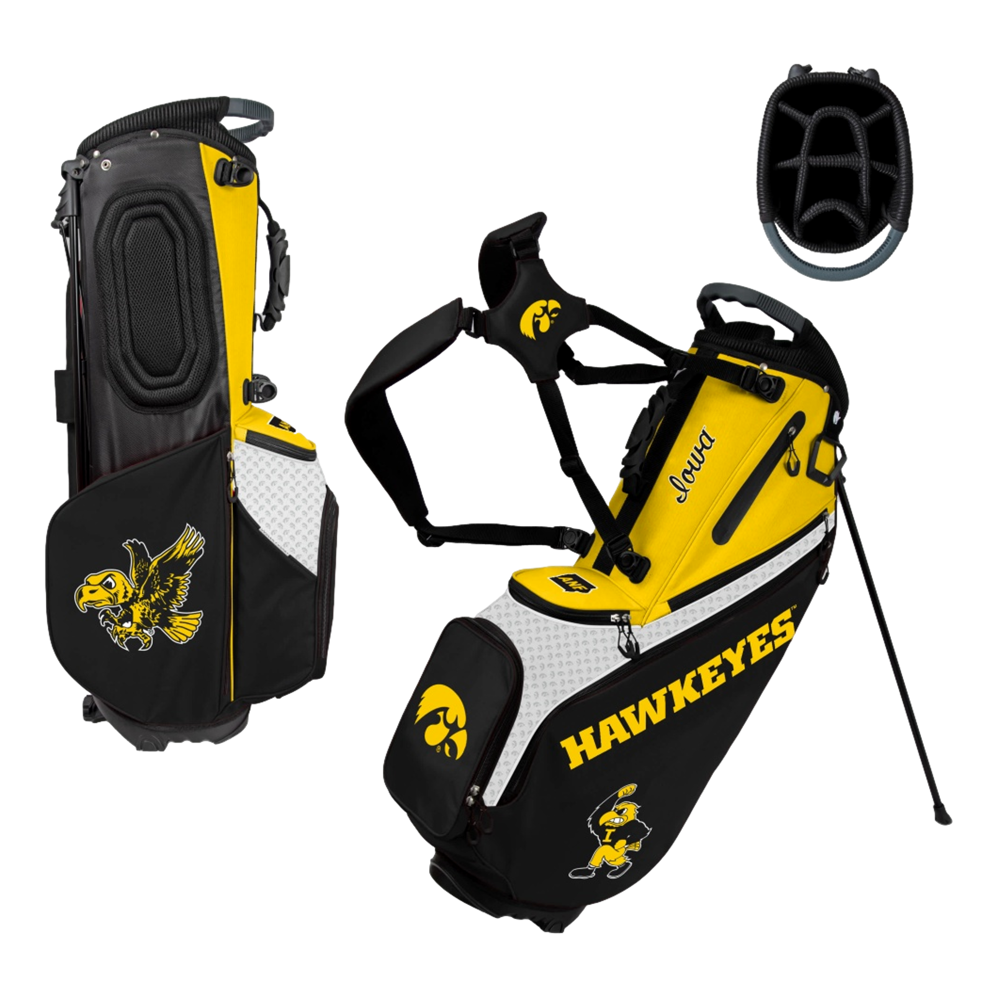Iowa Hawkeyes Back Nine Golf Stand Bag