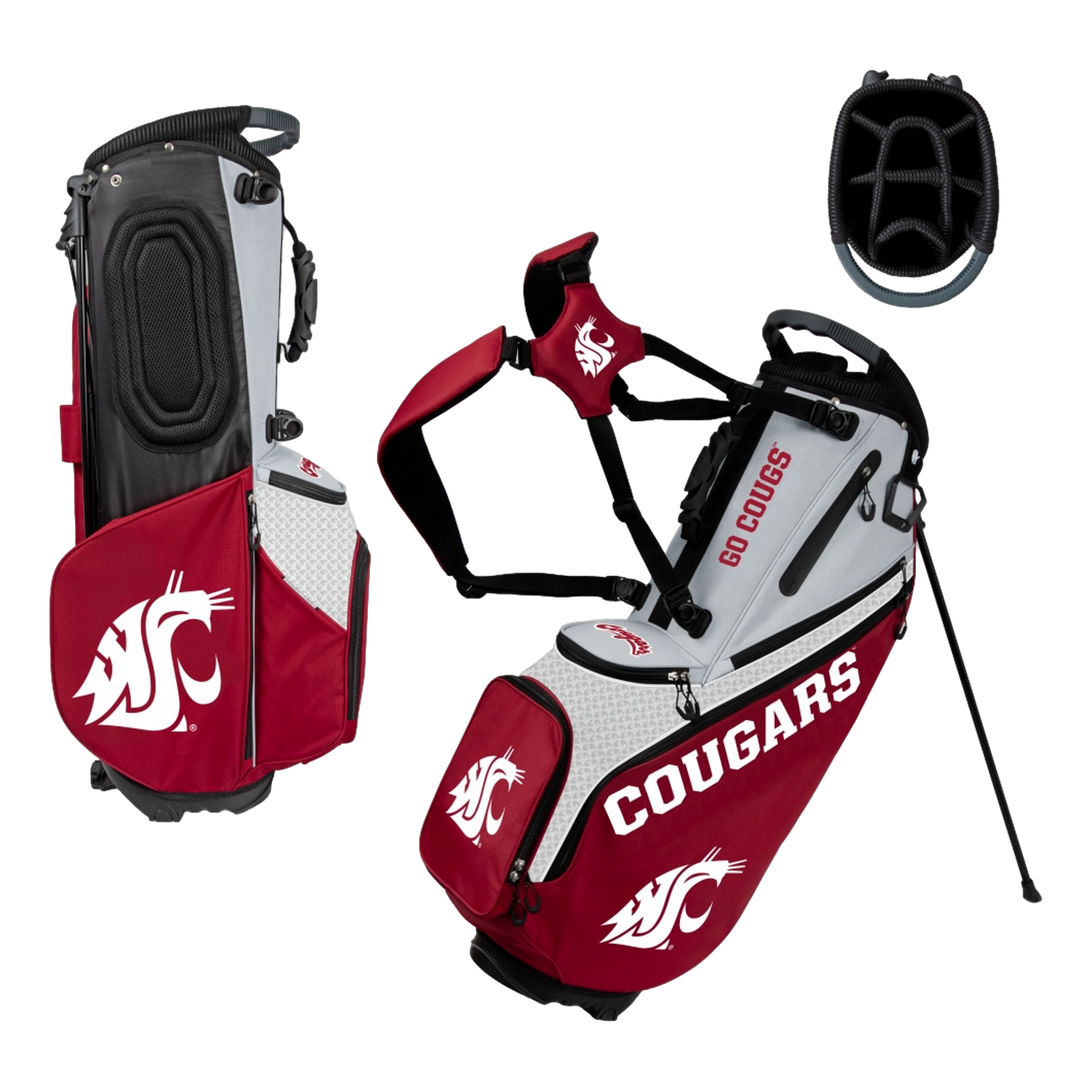 Washington State Cougars Back Nine Golf Stand Bag