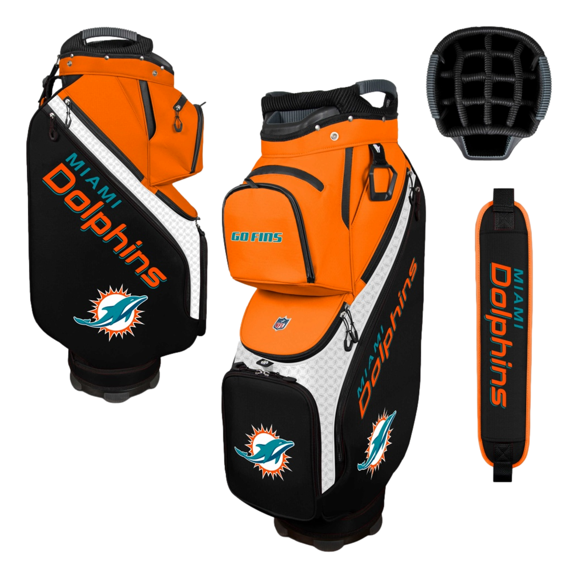 Miami Dolphins Clubhouse Cooler Golf Cart Bag