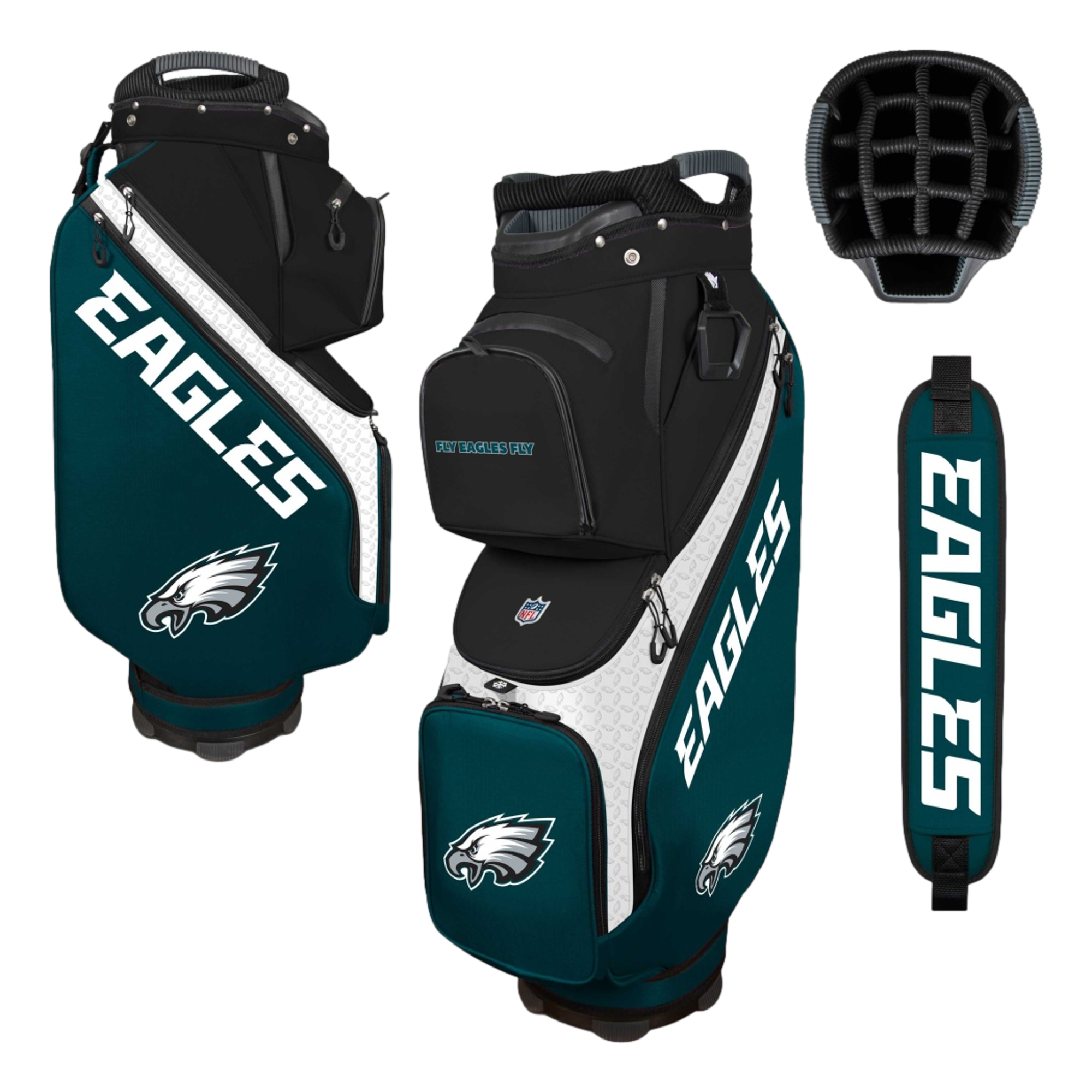 Philadelphia Eagles Clubhouse Cooler Golf Cart Bag