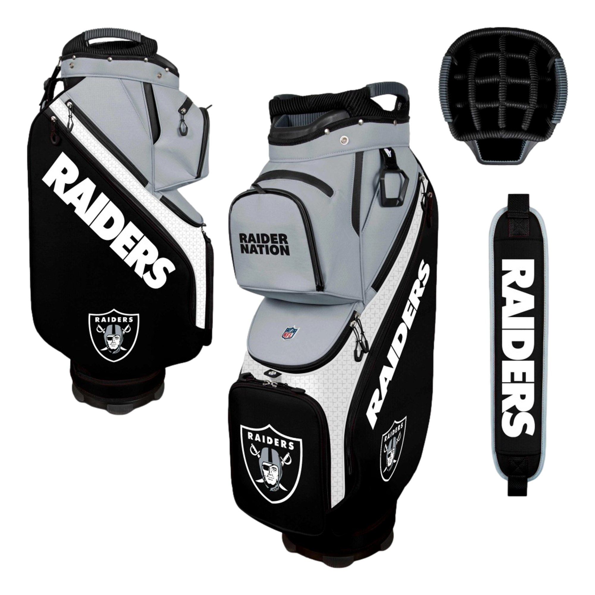 Las Vegas Raiders Clubhouse Cooler Golf Cart Bag