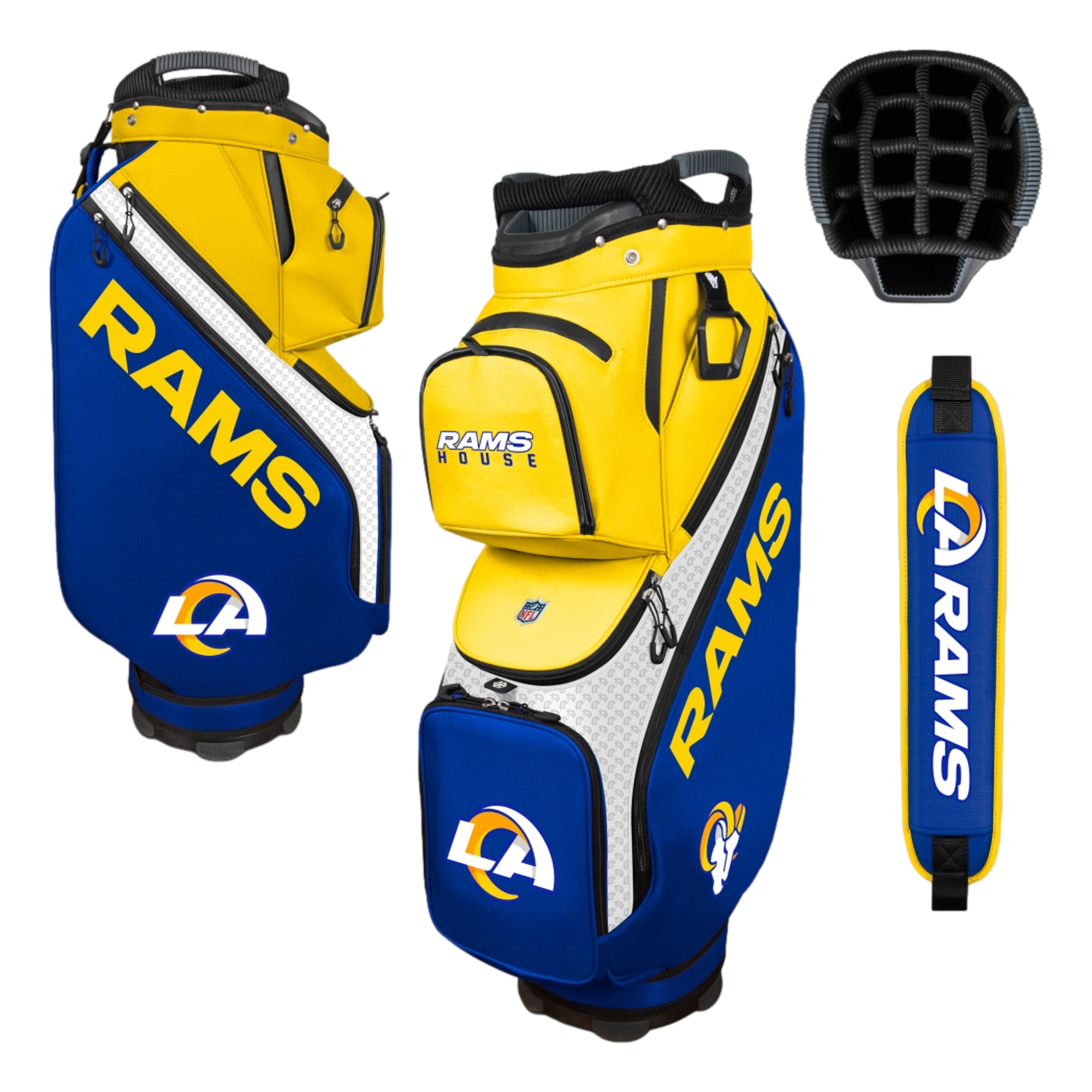 Los Angeles Rams Clubhouse Cooler Golf Cart Bag