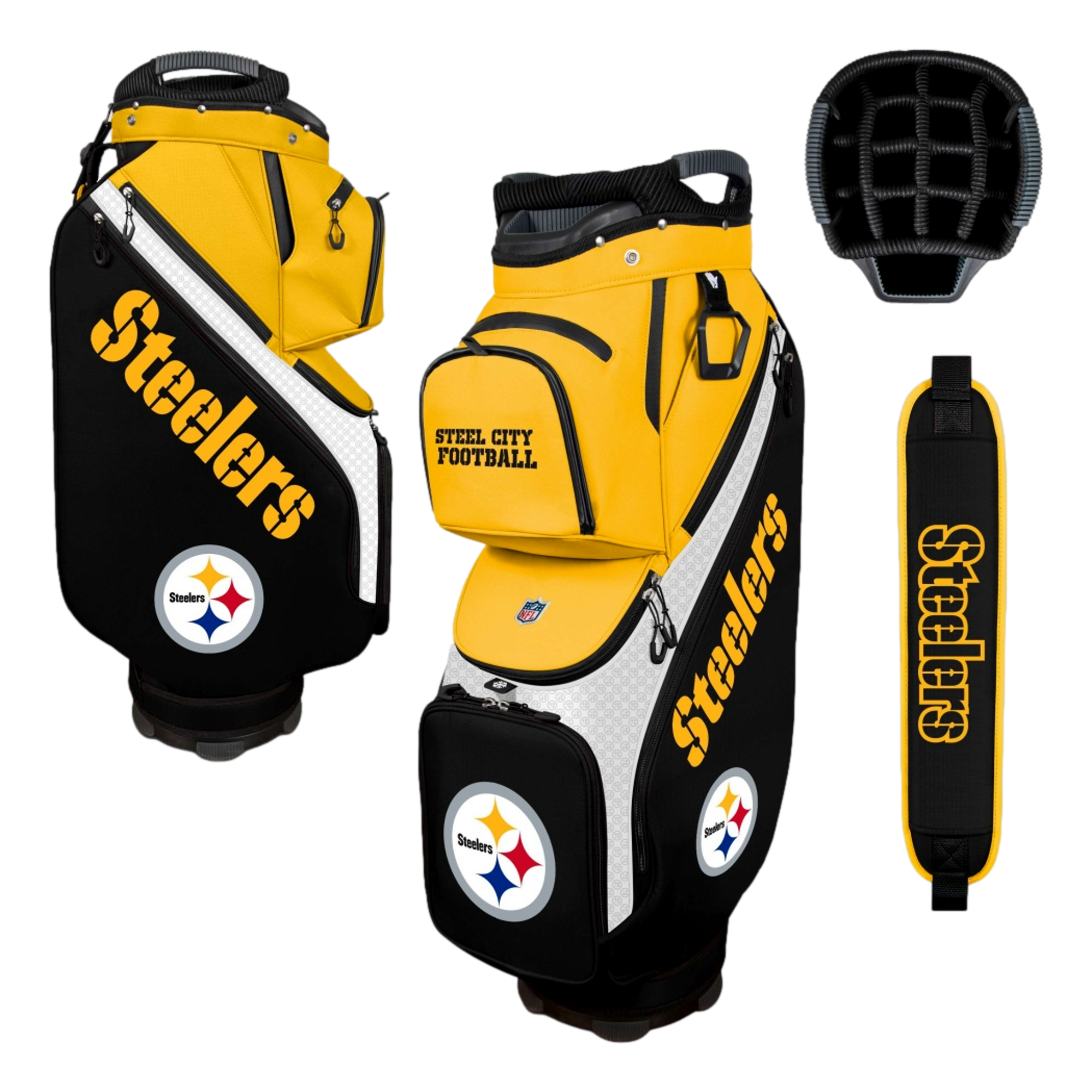 Pittsburgh Steelers Clubhouse Cooler Golf Cart Bag