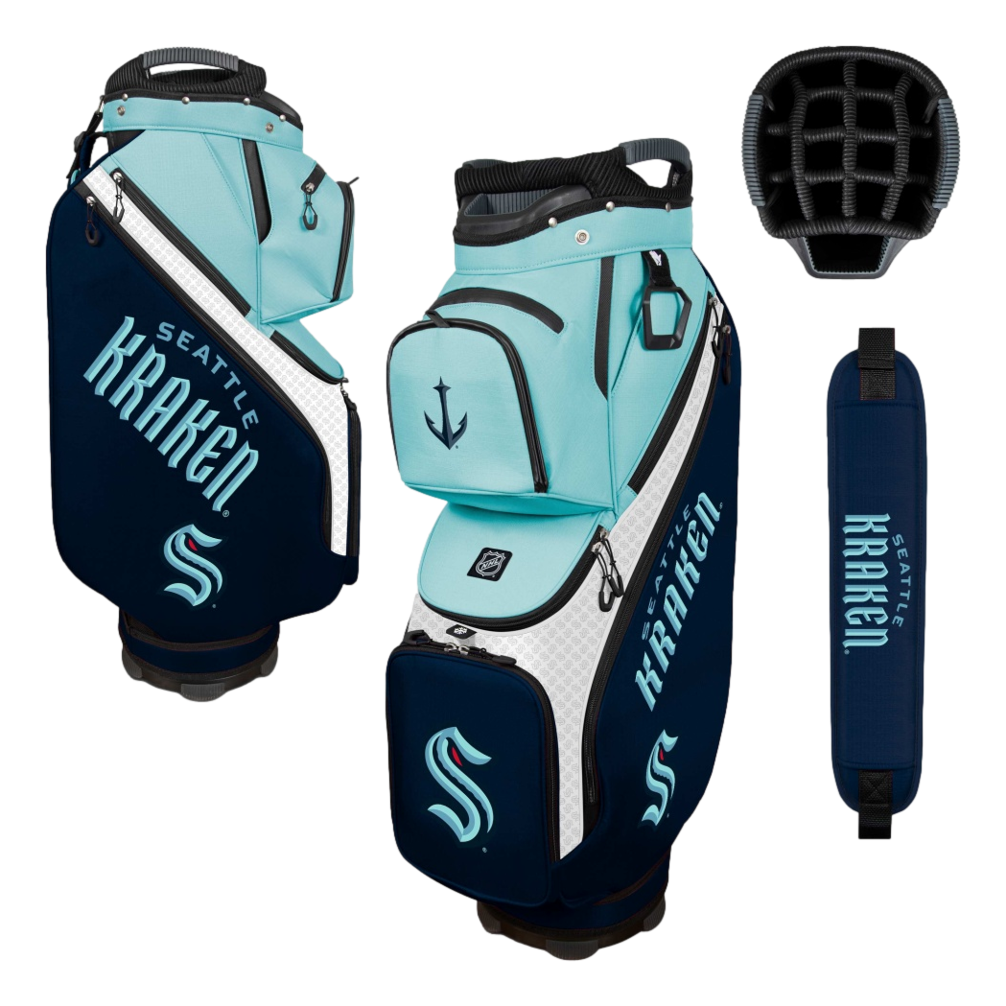 Seattle Kraken Clubhouse Cooler Golf Cart Bag