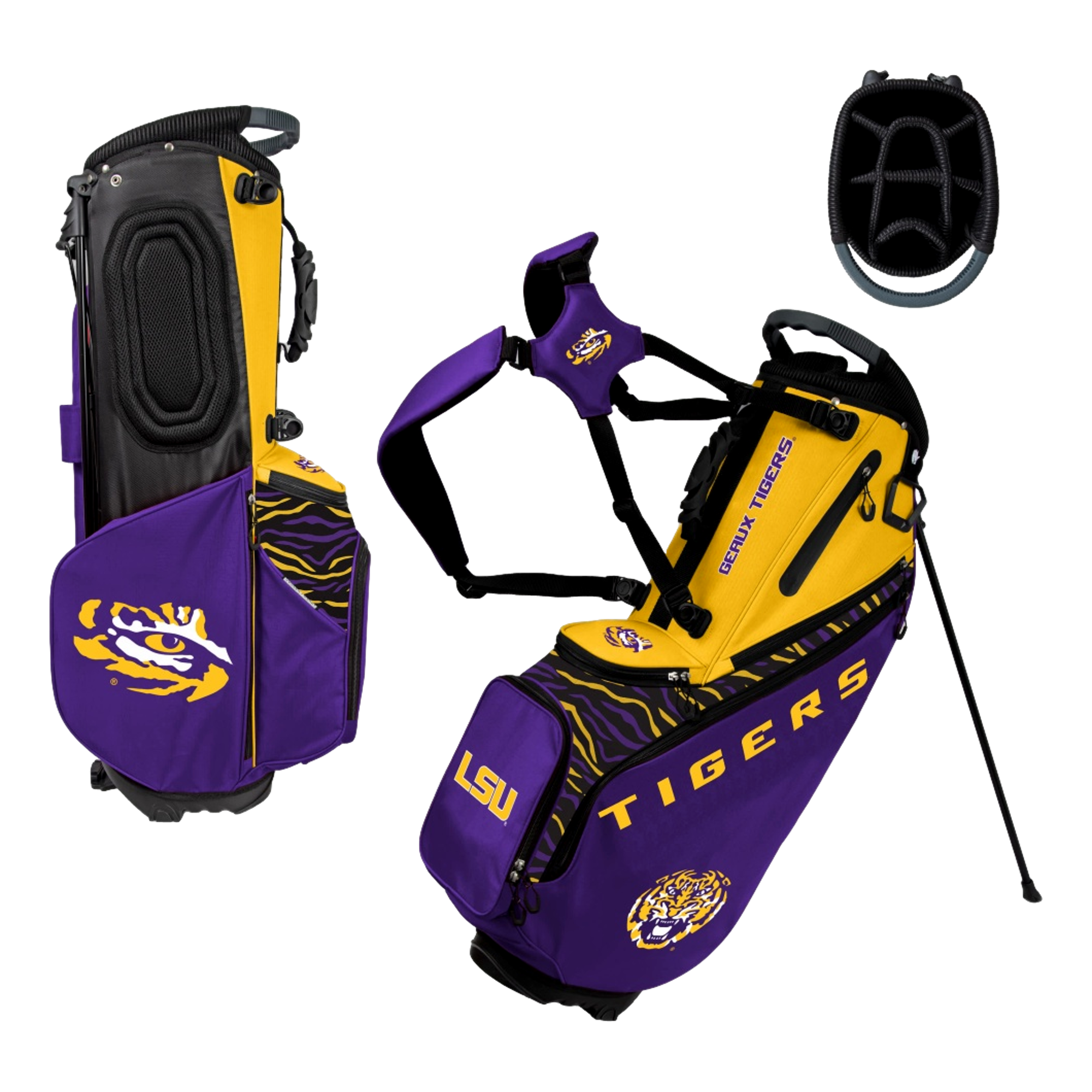 LSU Tigers Back Nine Golf Stand Bag