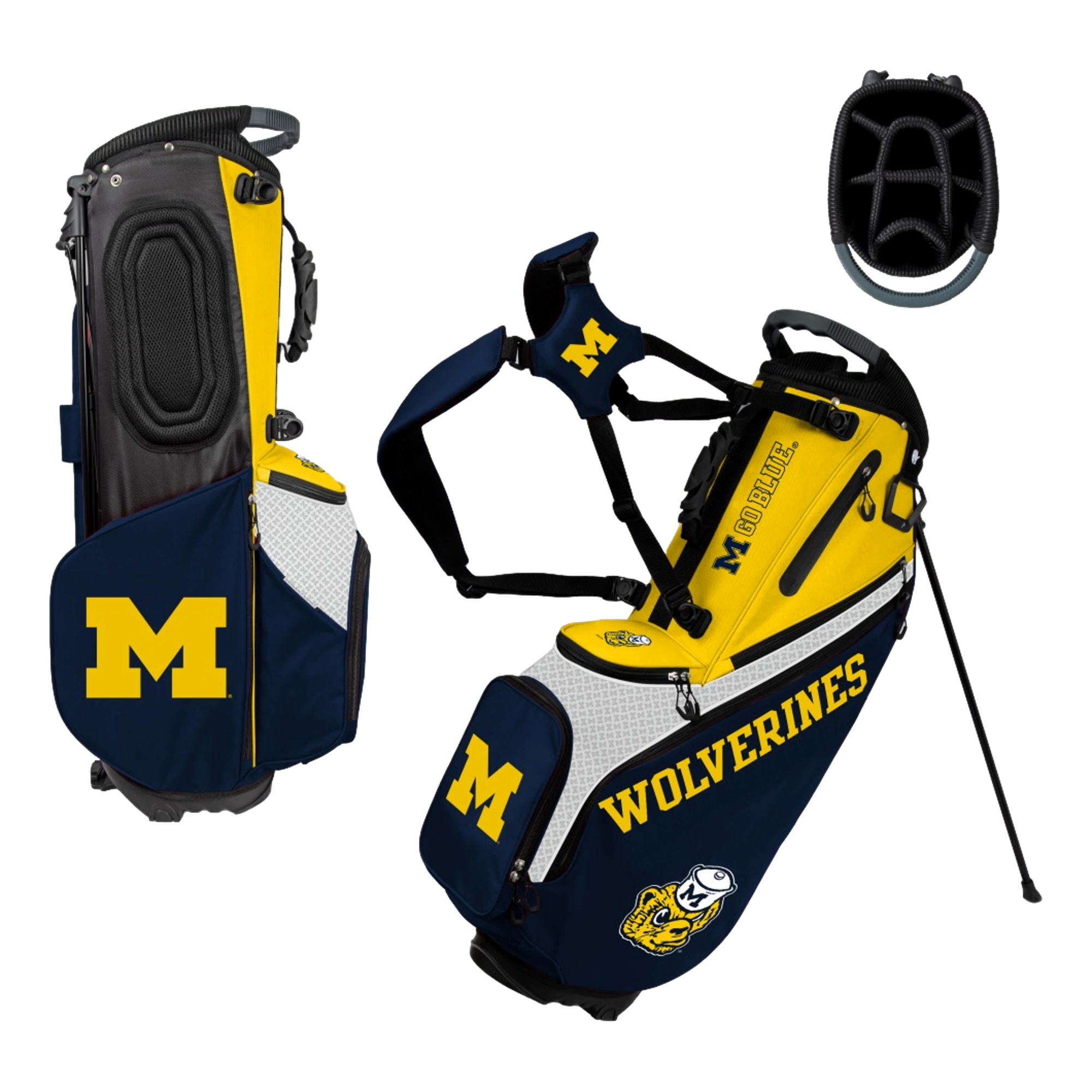 Michigan Wolverines Back Nine Golf Stand Bag